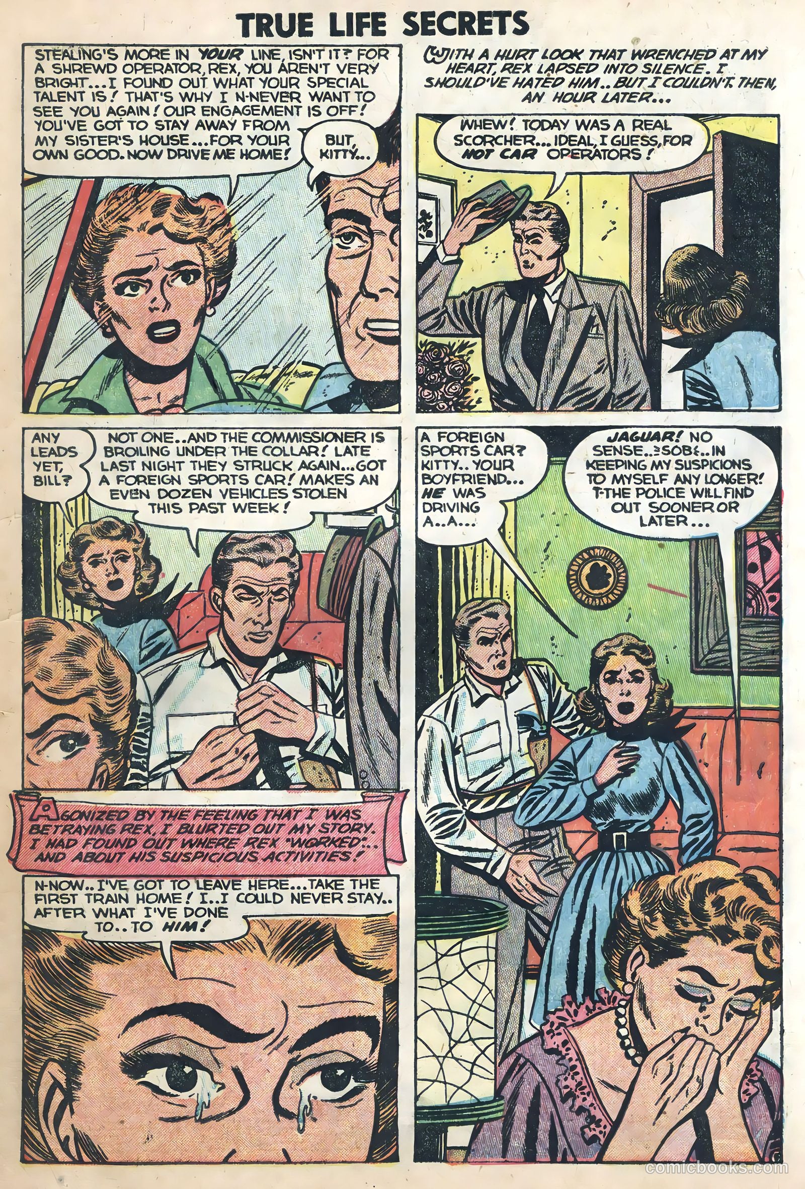 True Life Secrets #17 (1954) — page 7 of 36