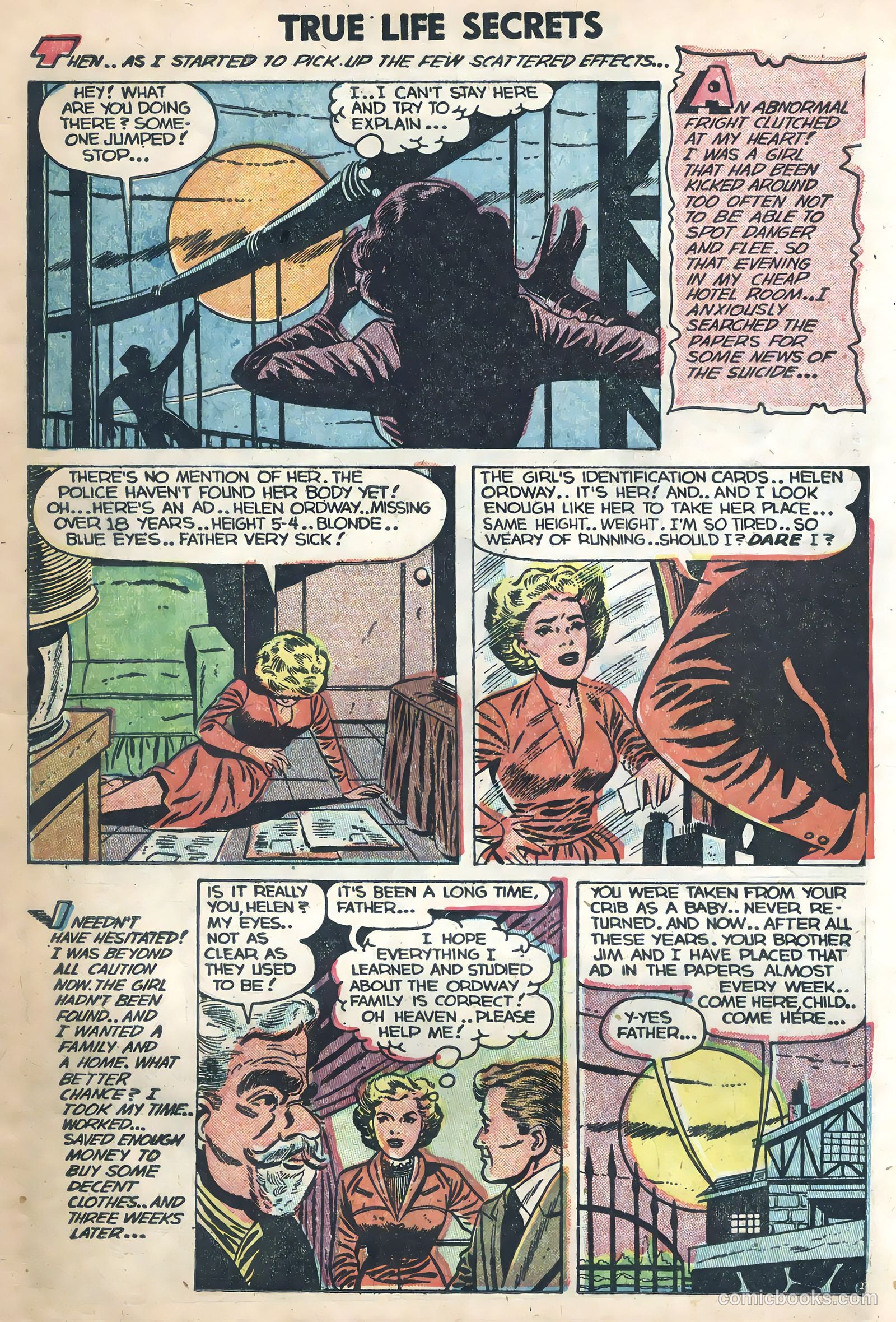 True Life Secrets #17 (1954) — page 11 of 36