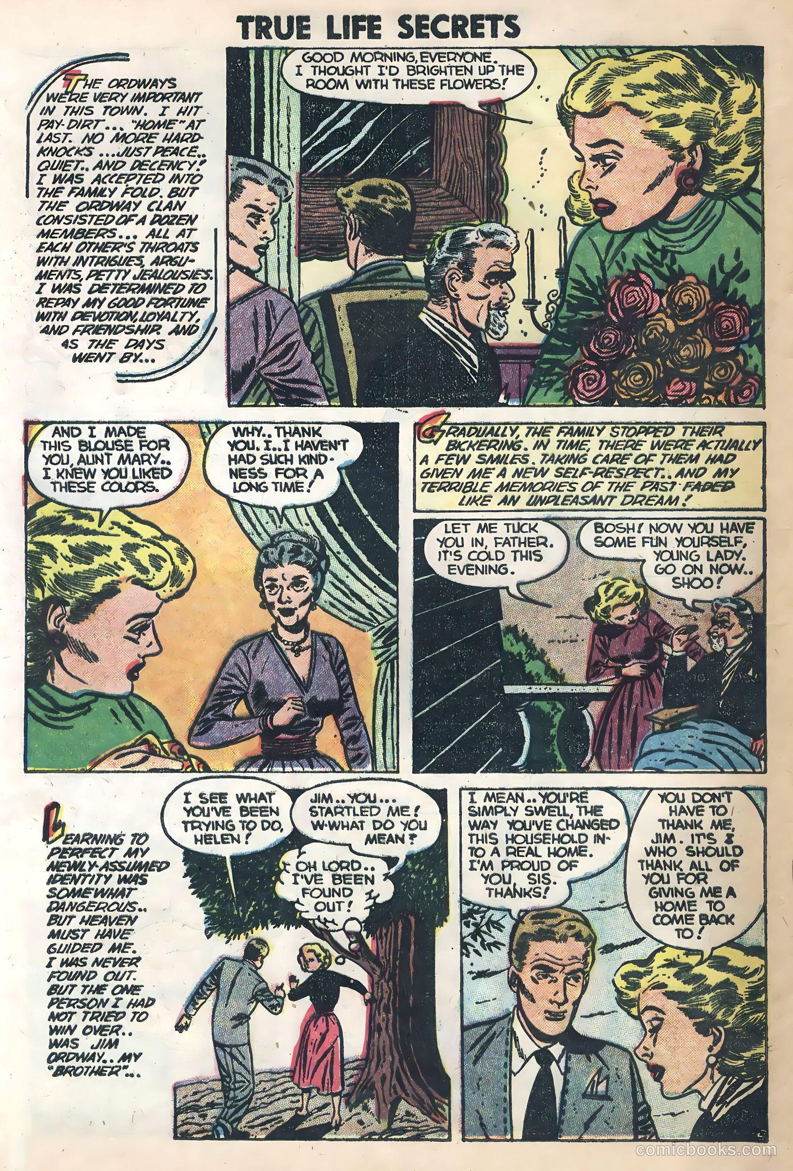 True Life Secrets #17 (1954) — page 12 of 36