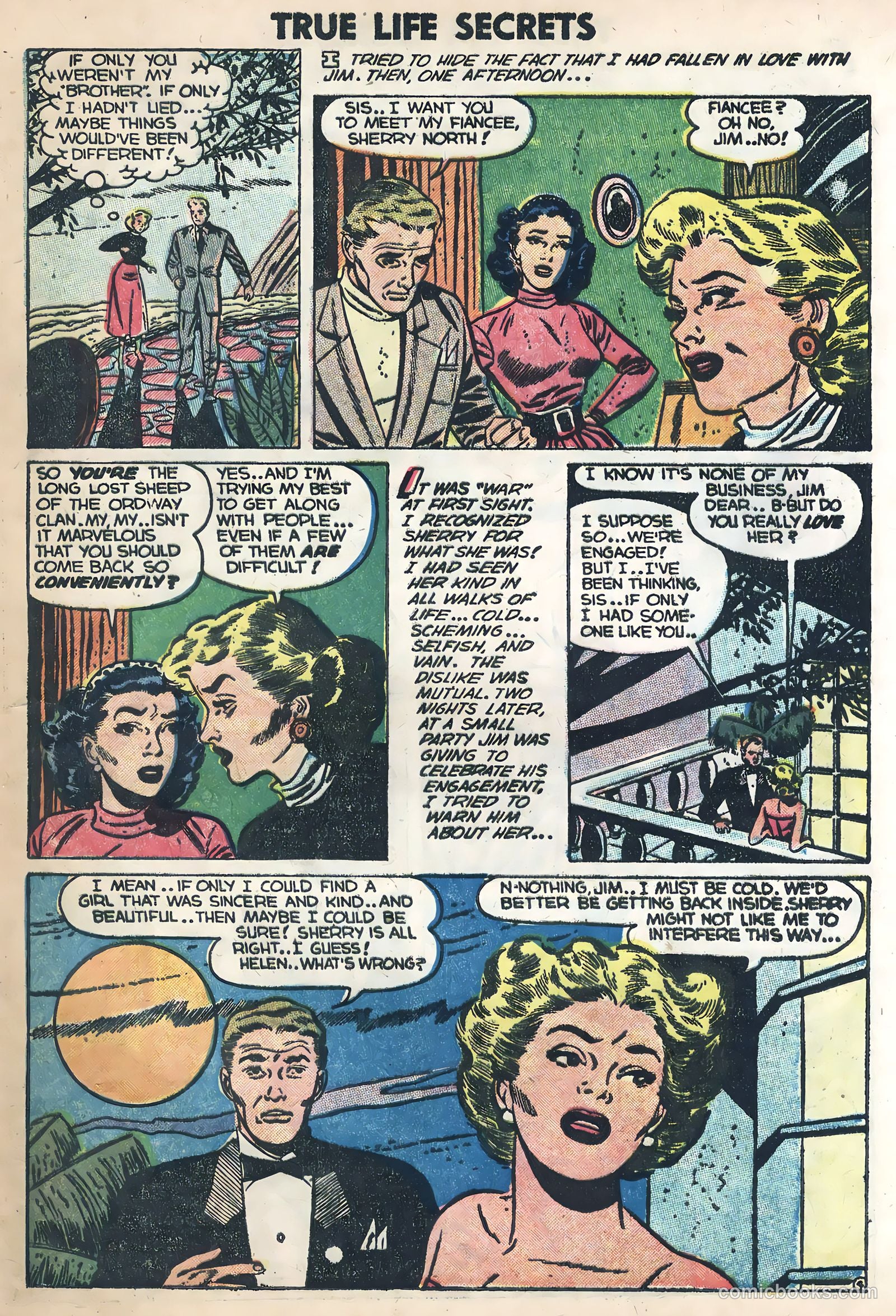 True Life Secrets #17 (1954) — page 13 of 36
