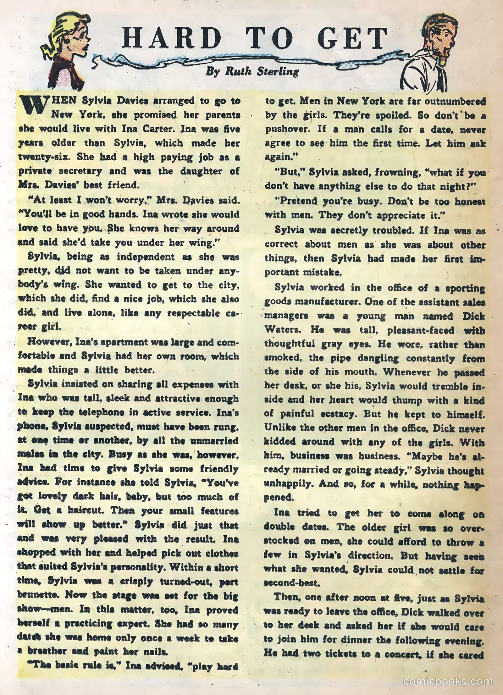 True Life Secrets #17 (1954) — page 16 of 36