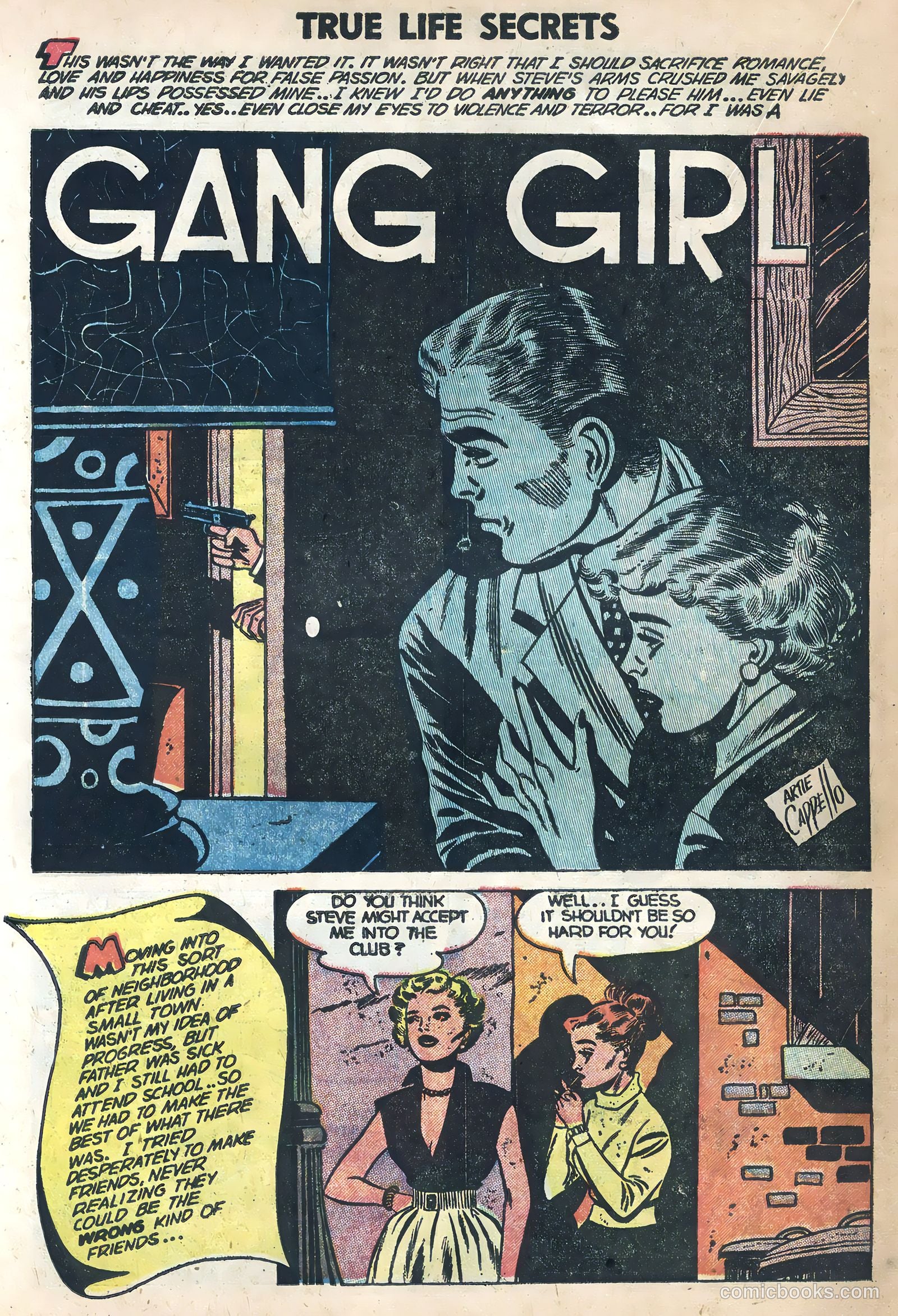 True Life Secrets #17 (1954) — page 22 of 36