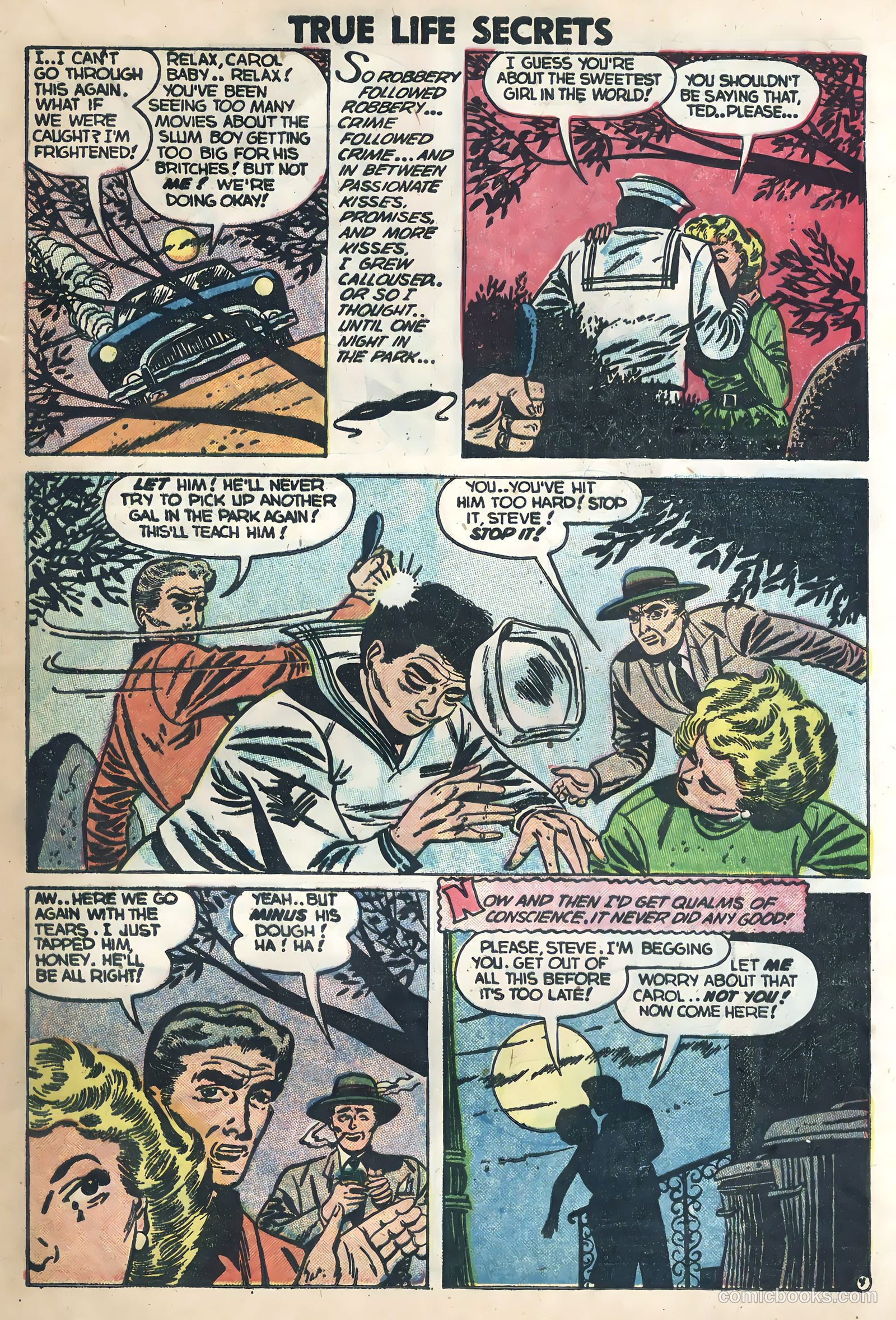 True Life Secrets #17 (1954) — page 25 of 36