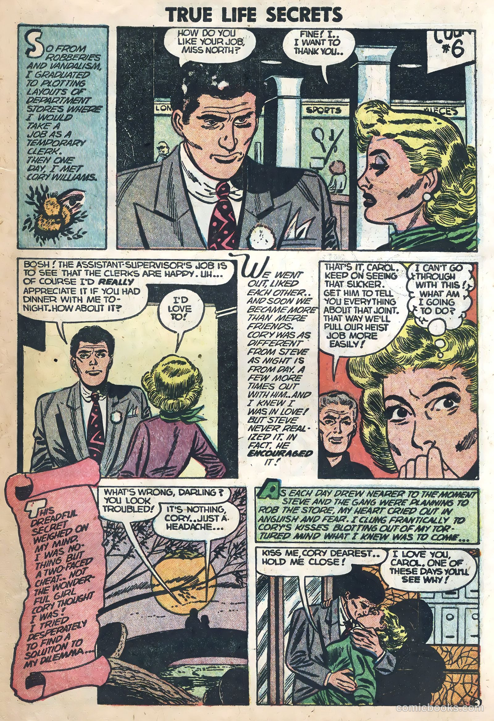 True Life Secrets #17 (1954) — page 27 of 36