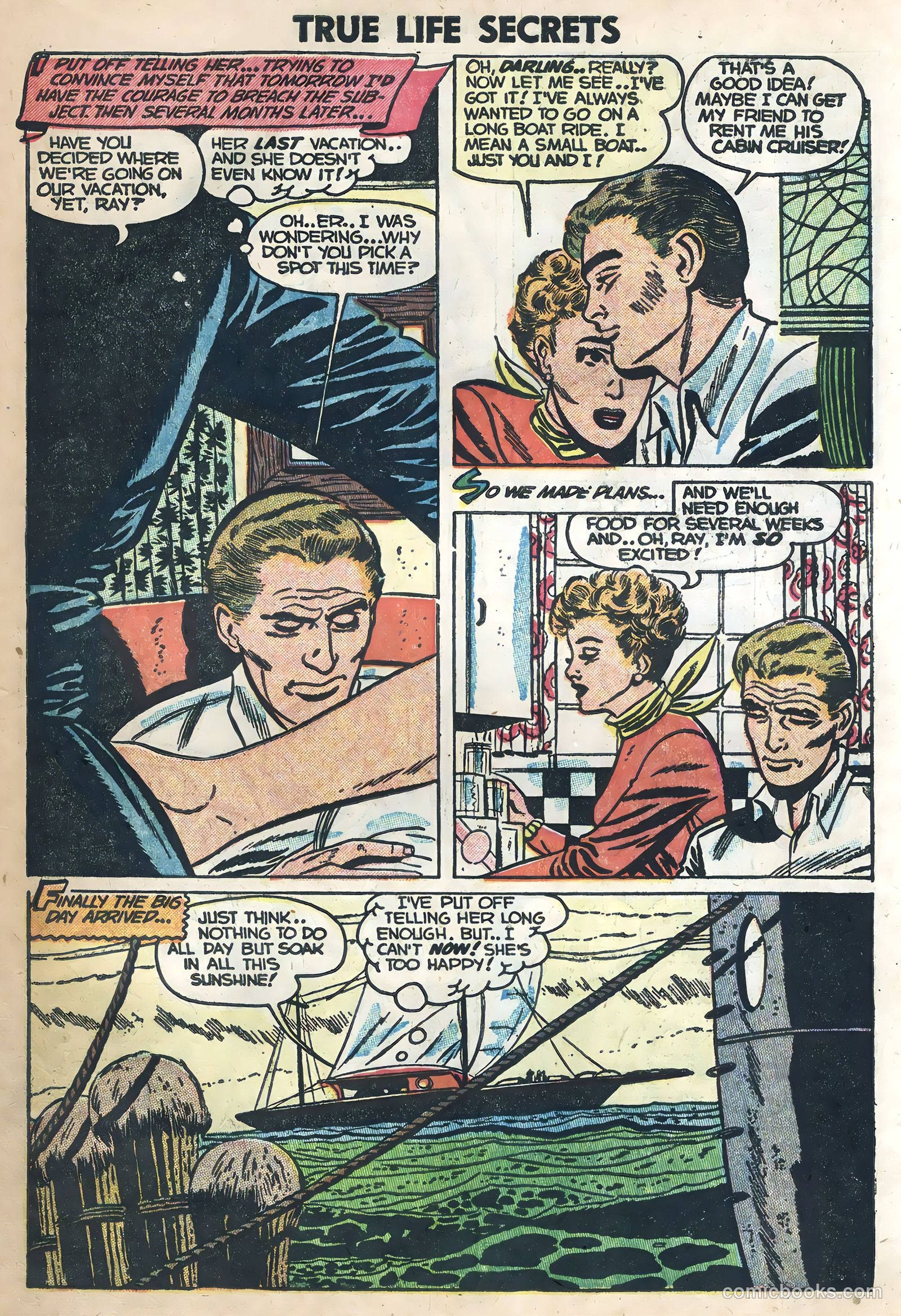 True Life Secrets #17 (1954) — page 31 of 36