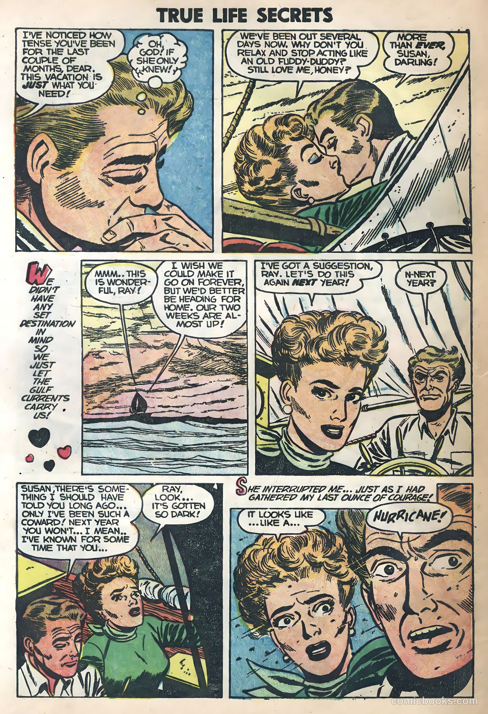 True Life Secrets #17 (1954) — page 32 of 36