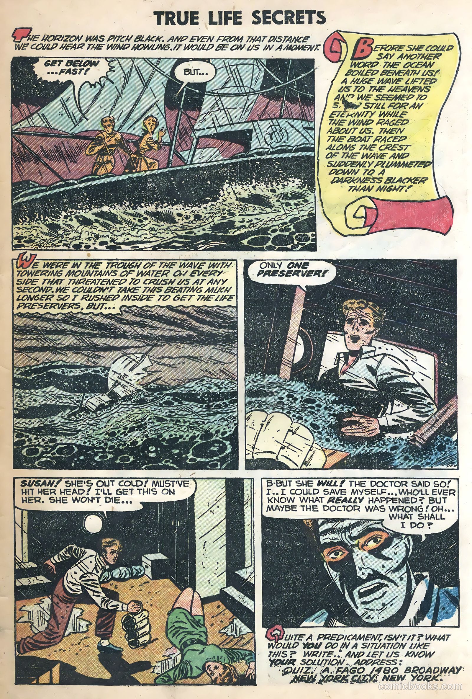 True Life Secrets #17 (1954) — page 33 of 36