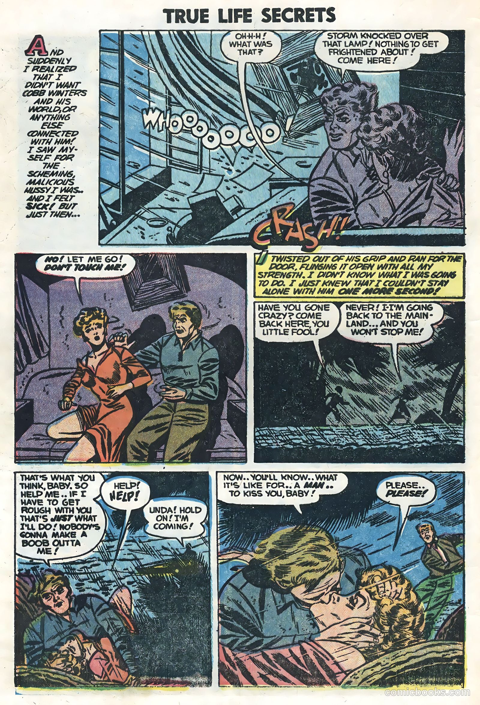 True Life Secrets #18 (1954) — page 8 of 36
