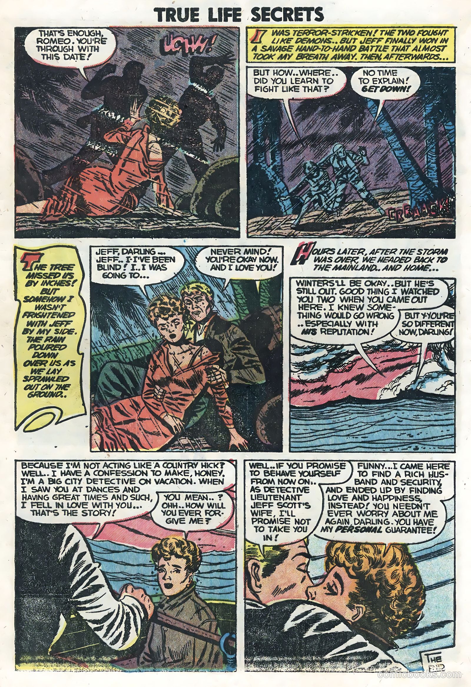 True Life Secrets #18 (1954) — page 9 of 36
