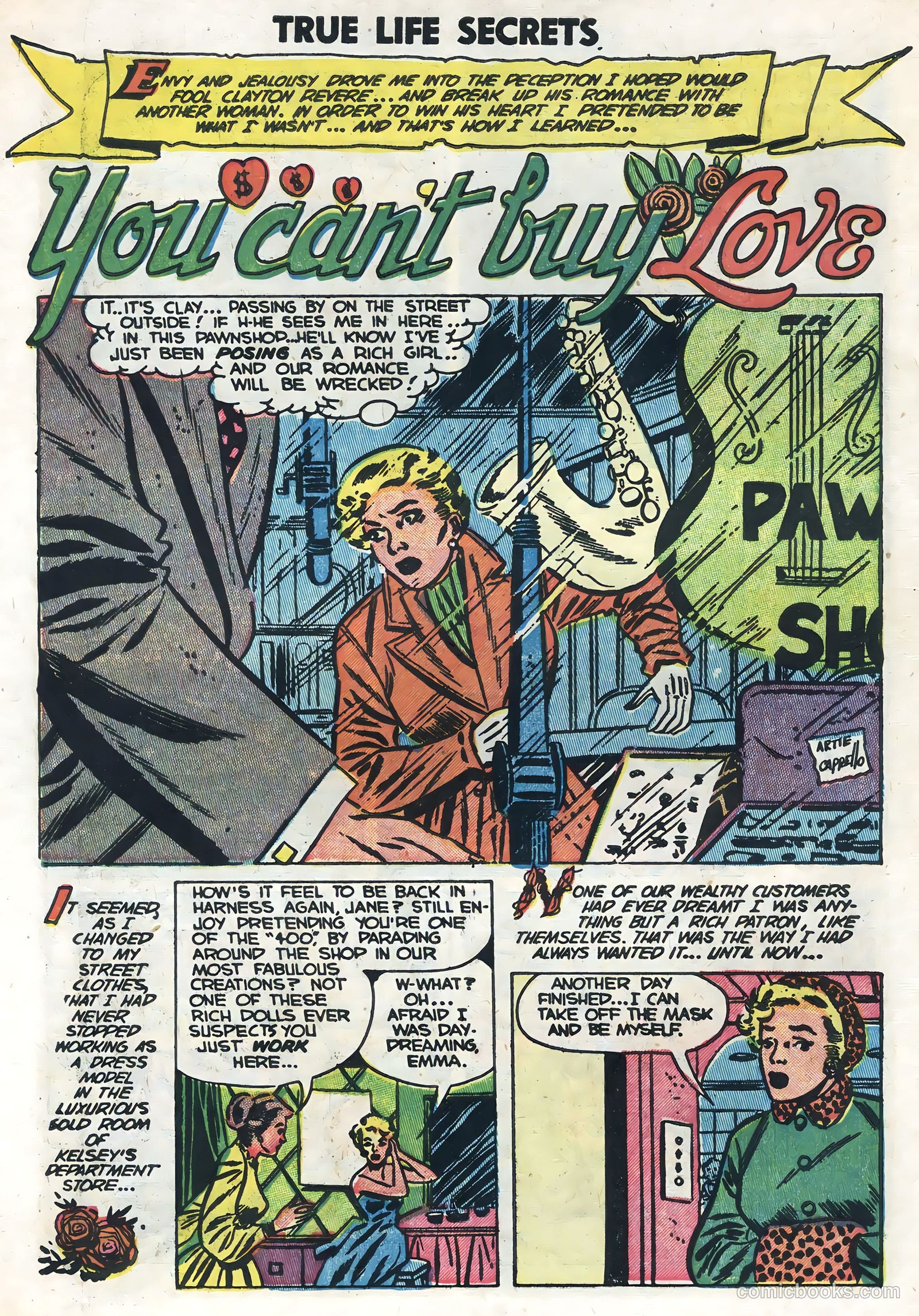 True Life Secrets #18 (1954) — page 10 of 36
