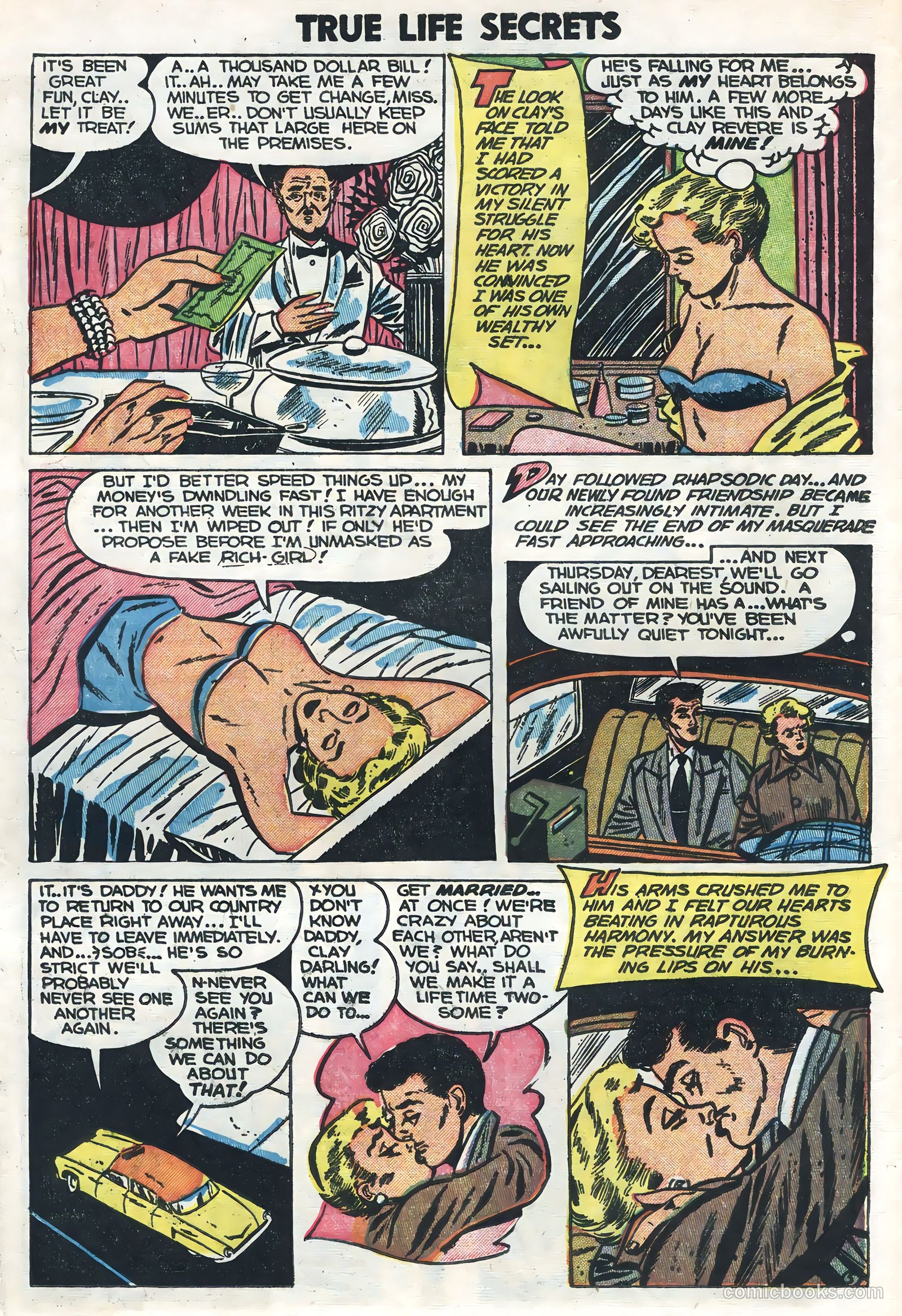 True Life Secrets #18 (1954) — page 14 of 36
