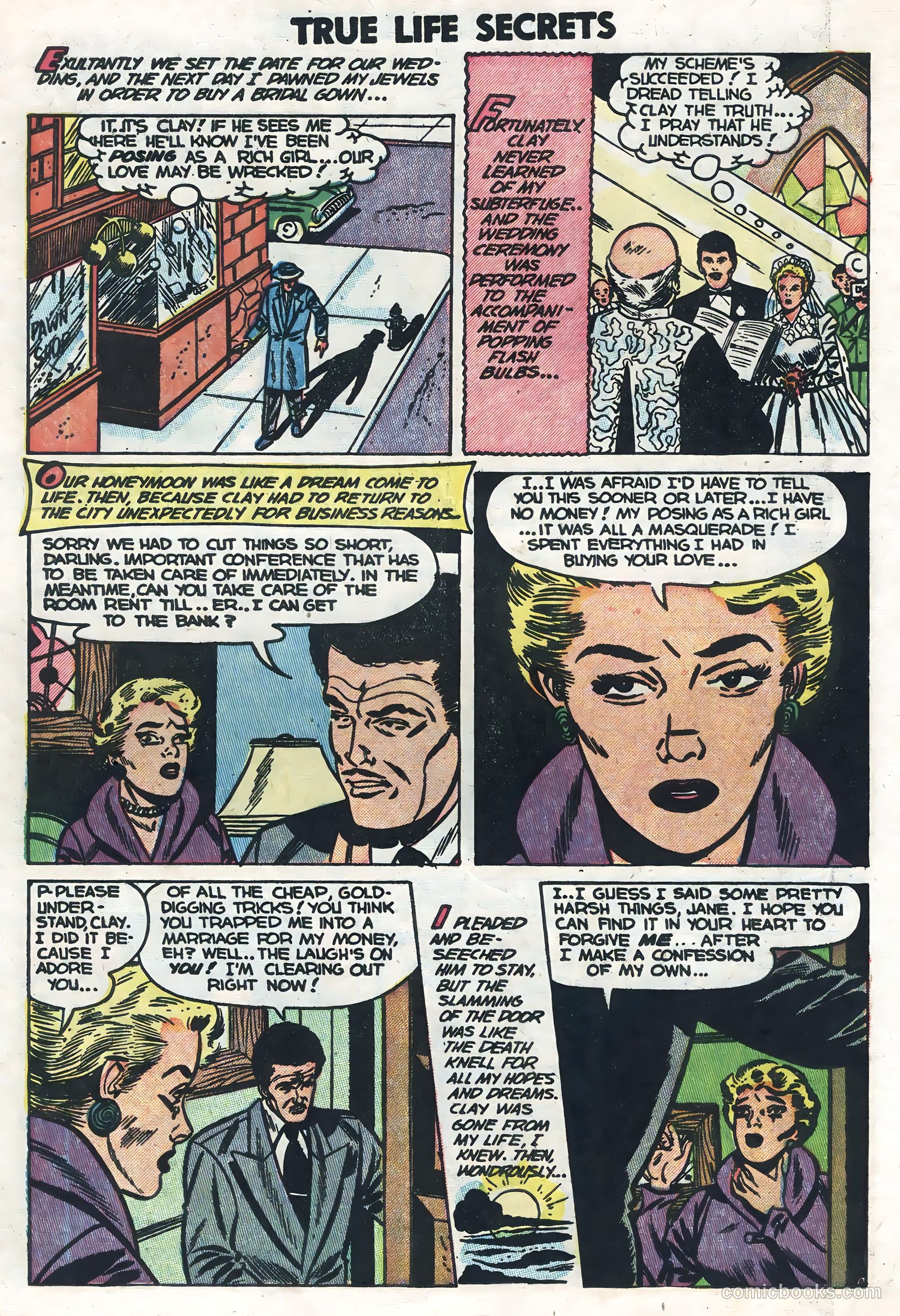True Life Secrets #18 (1954) — page 15 of 36