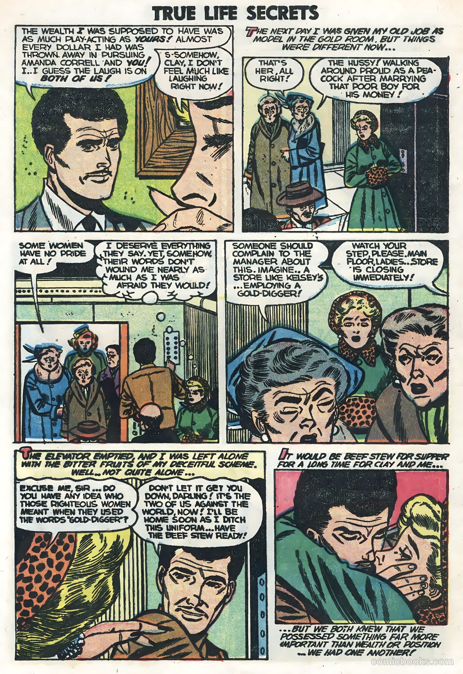 True Life Secrets #18 (1954) — page 16 of 36
