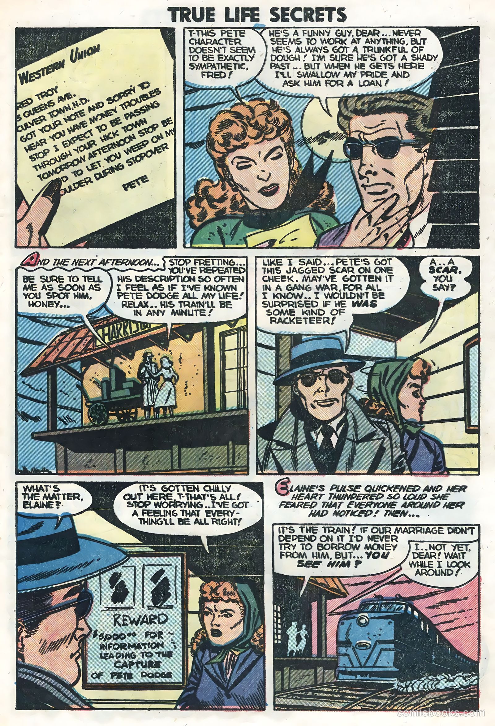 True Life Secrets #18 (1954) — page 21 of 36