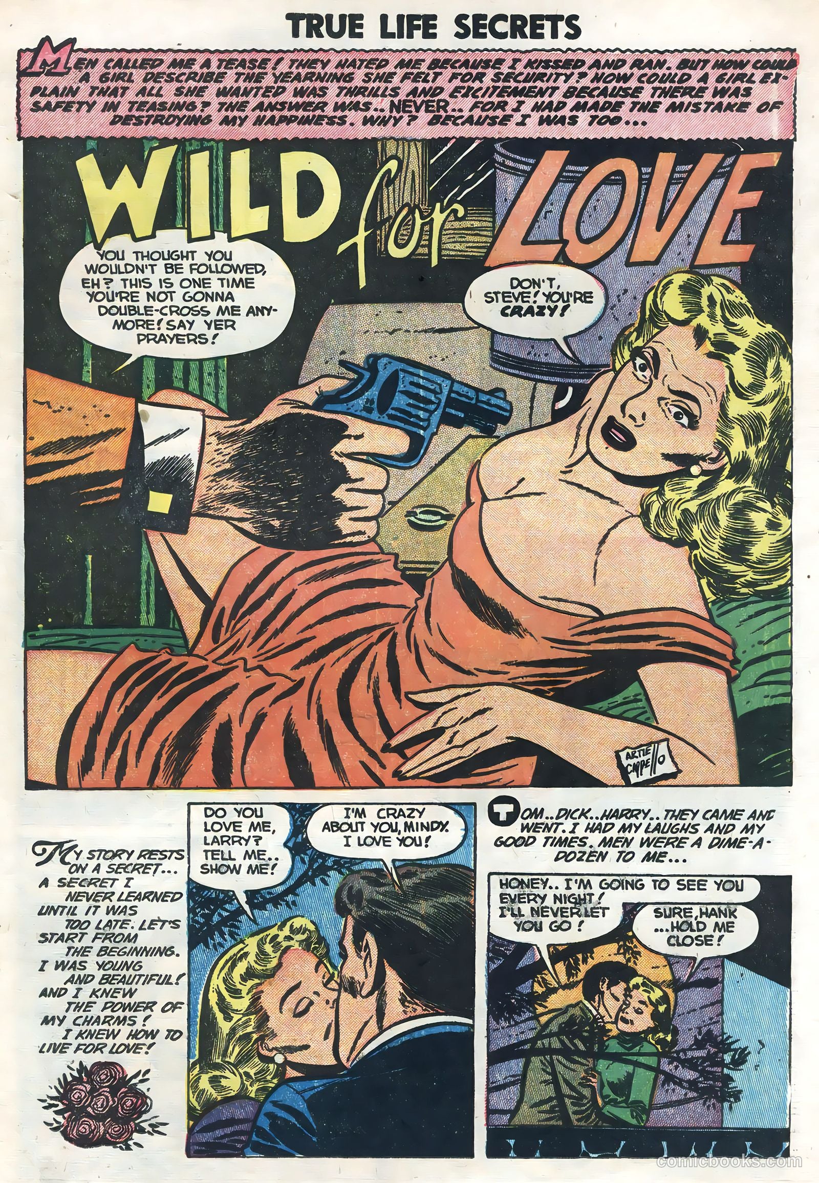 True Life Secrets #18 (1954) — page 23 of 36