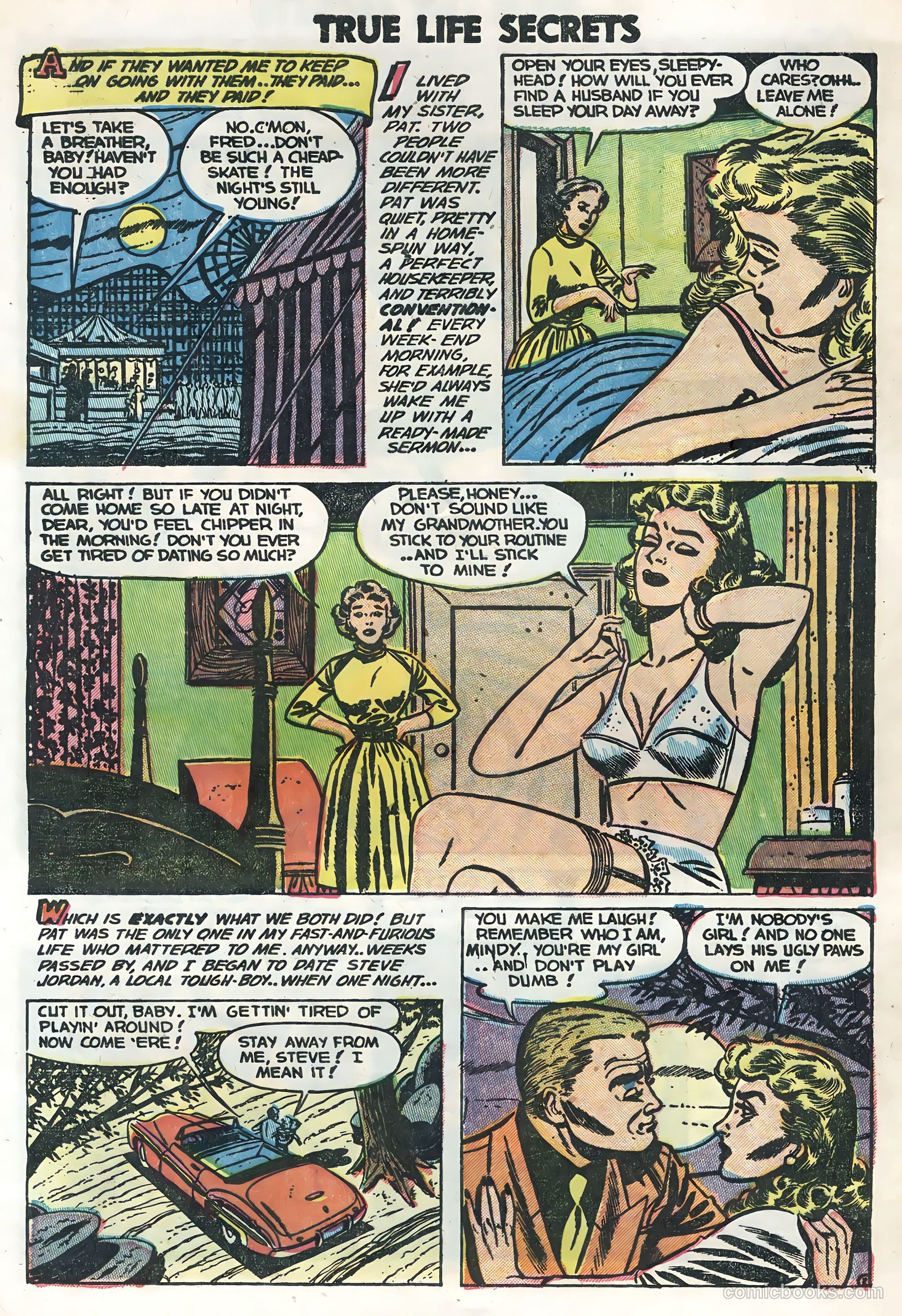 True Life Secrets #18 (1954) — page 24 of 36