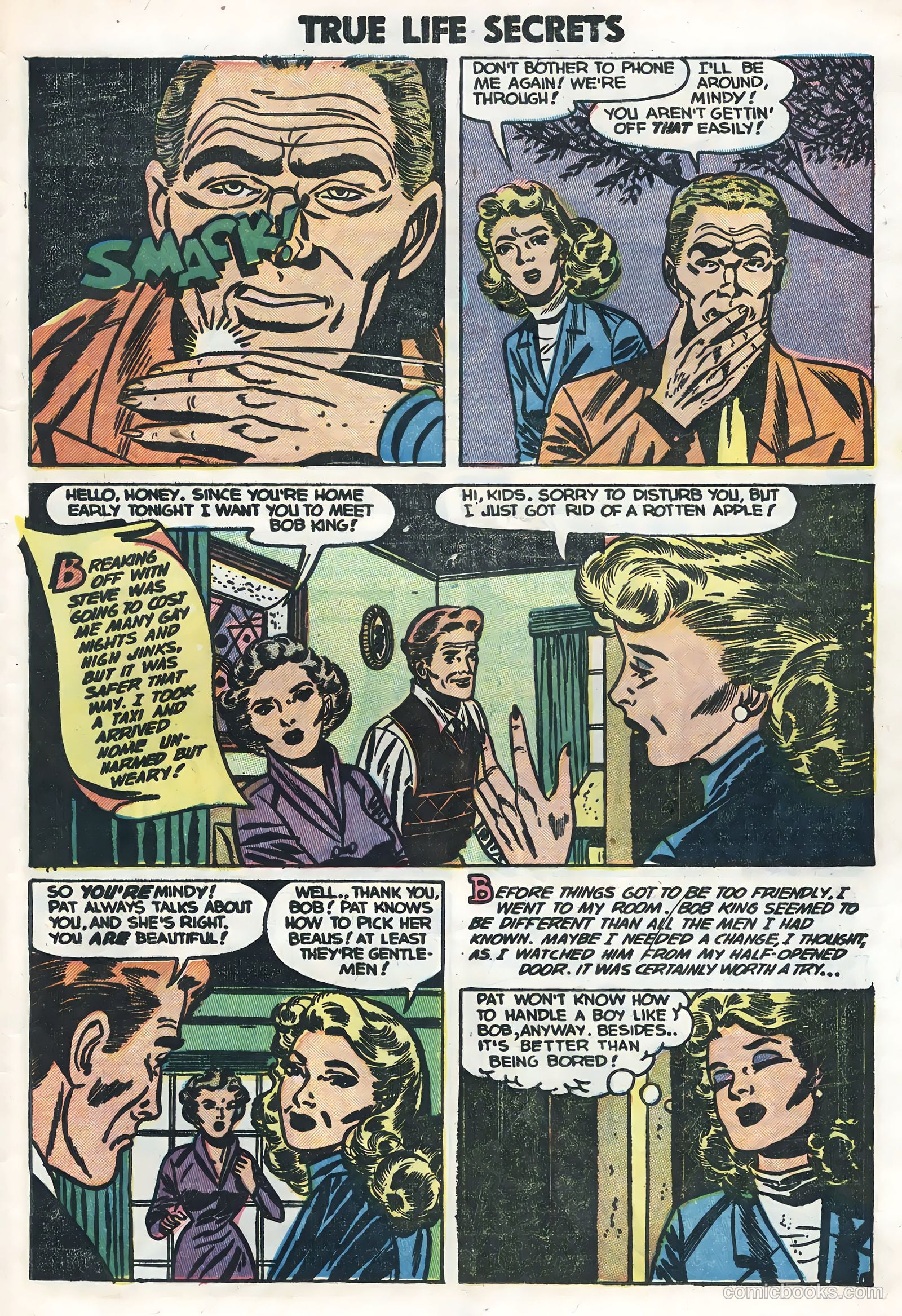 True Life Secrets #18 (1954) — page 25 of 36