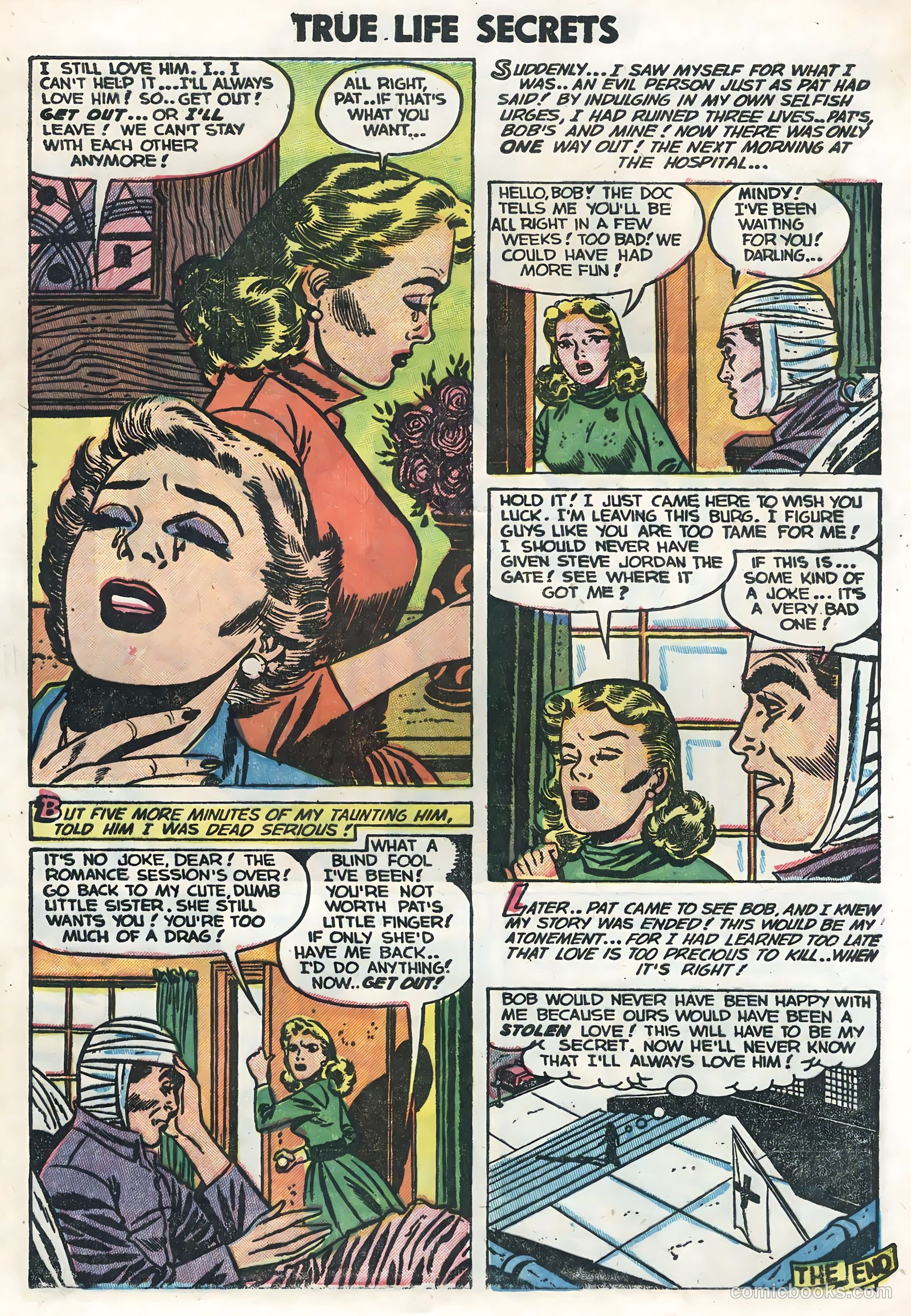 True Life Secrets #18 (1954) — page 29 of 36