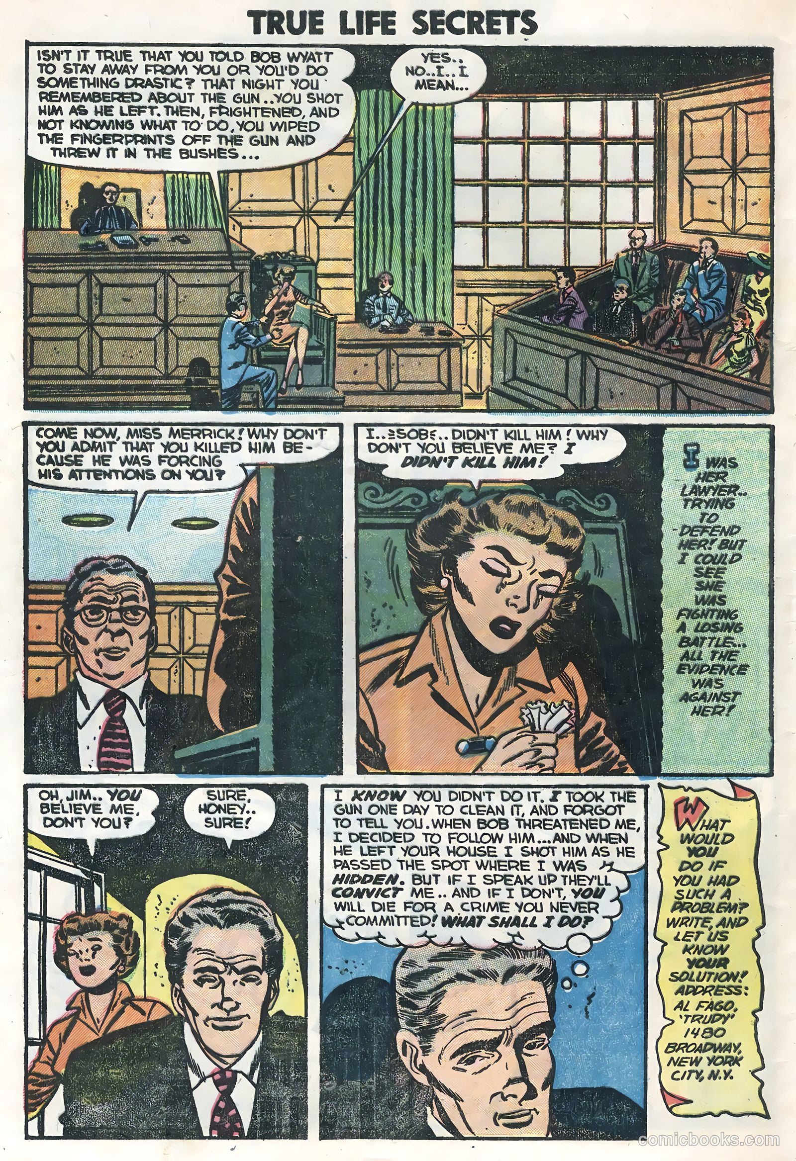 True Life Secrets #18 (1954) — page 32 of 36