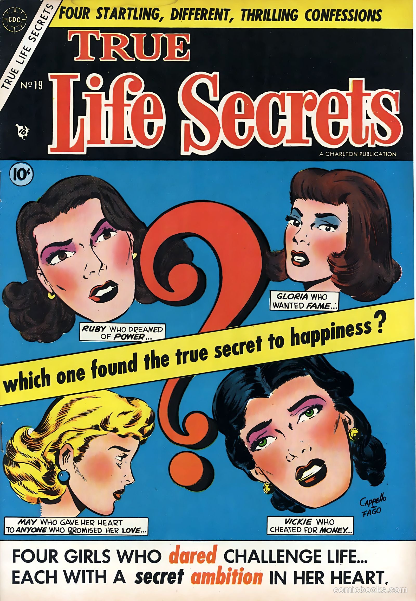 True Life Secrets #19 cover