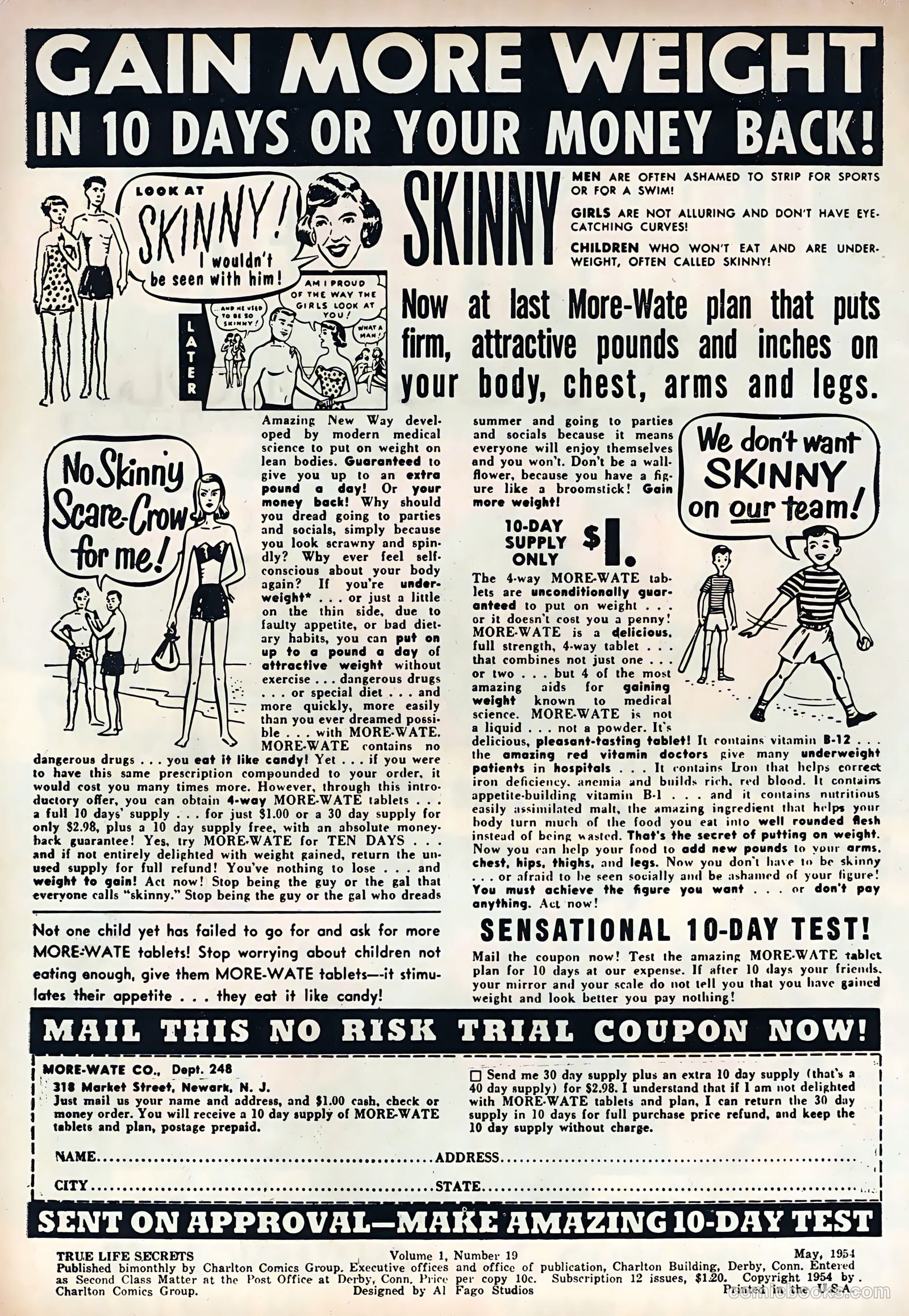 True Life Secrets #19 (1954) — page 2 of 36