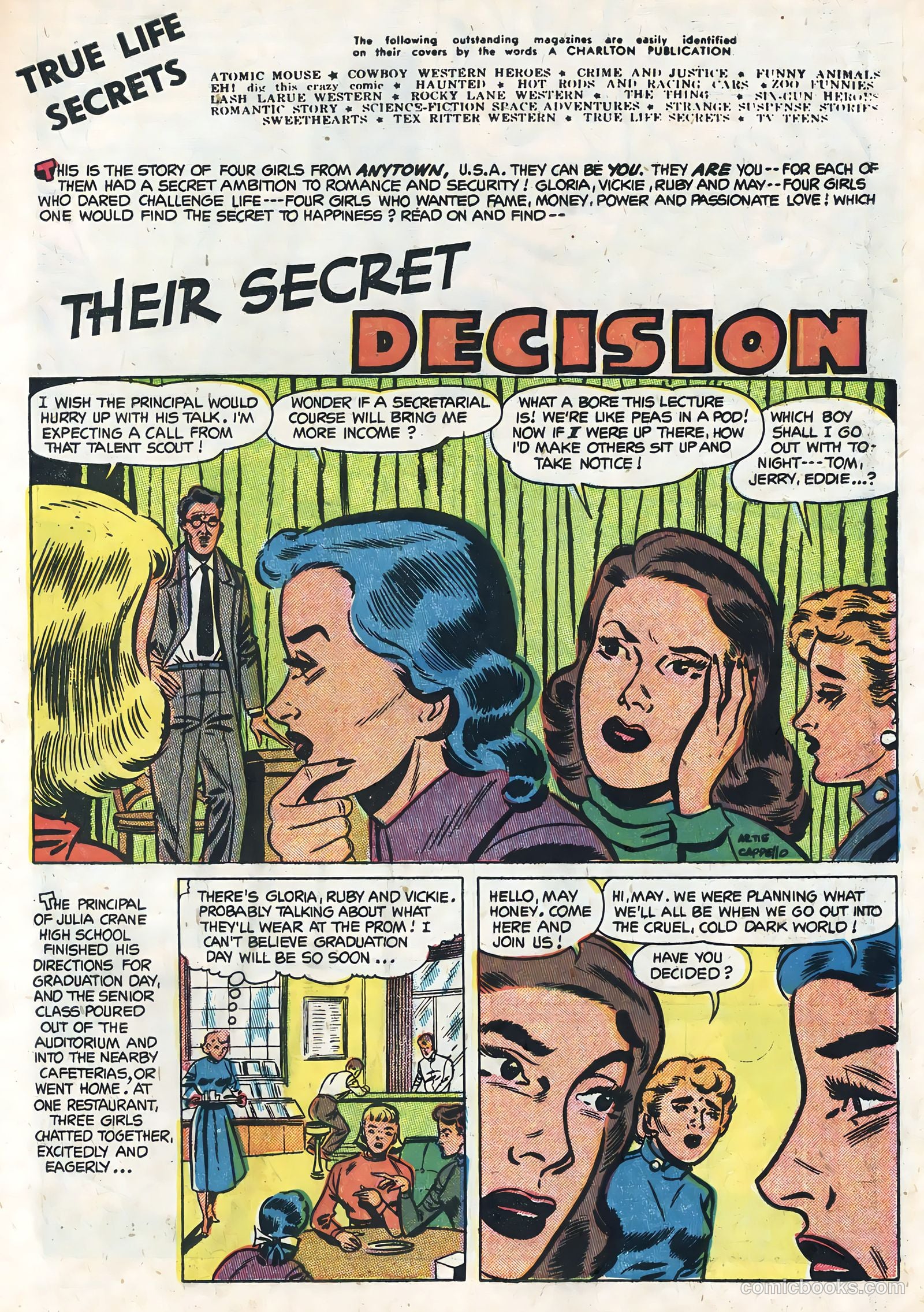 True Life Secrets #19 (1954) — page 3 of 36