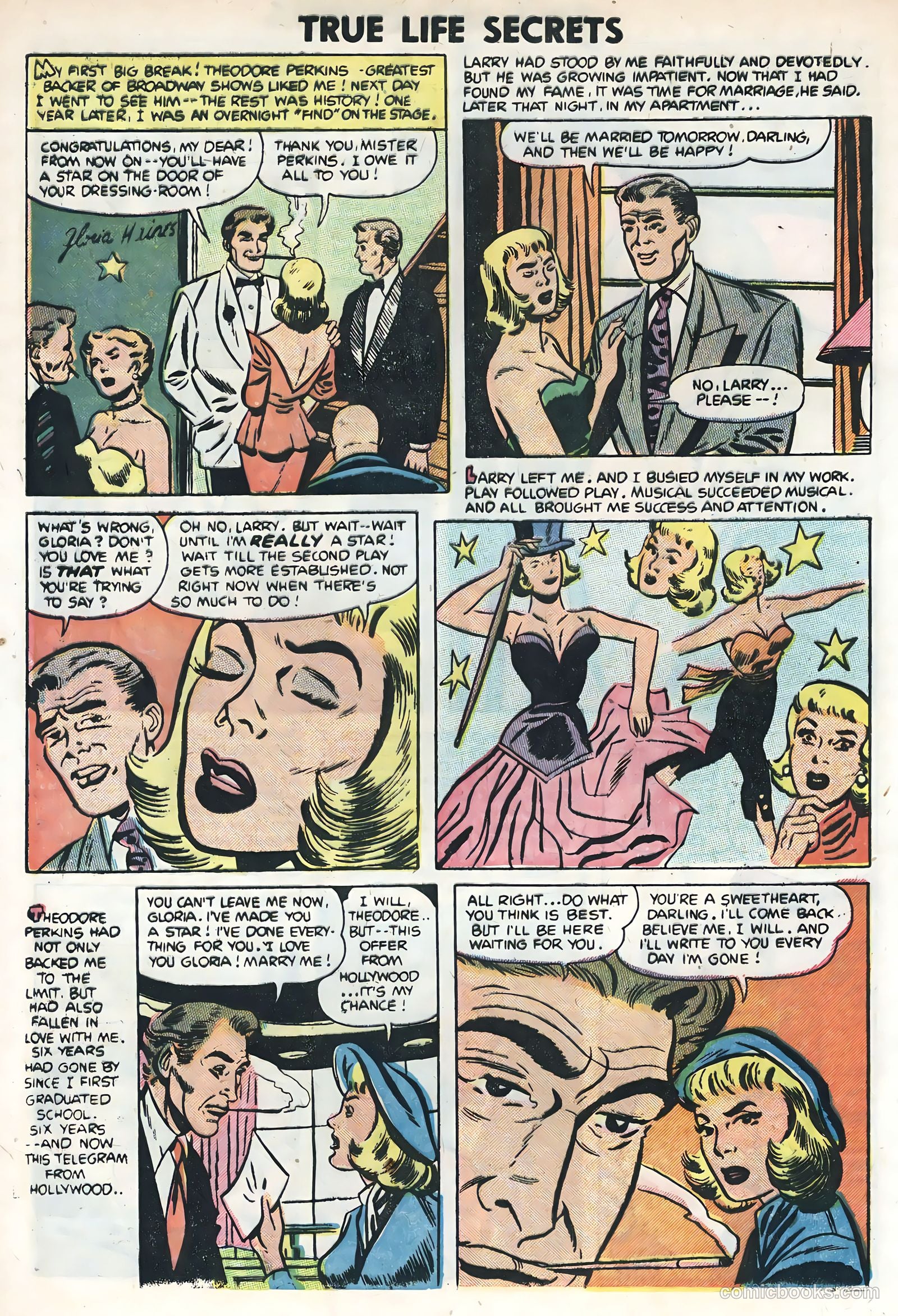 True Life Secrets #19 (1954) — page 8 of 36