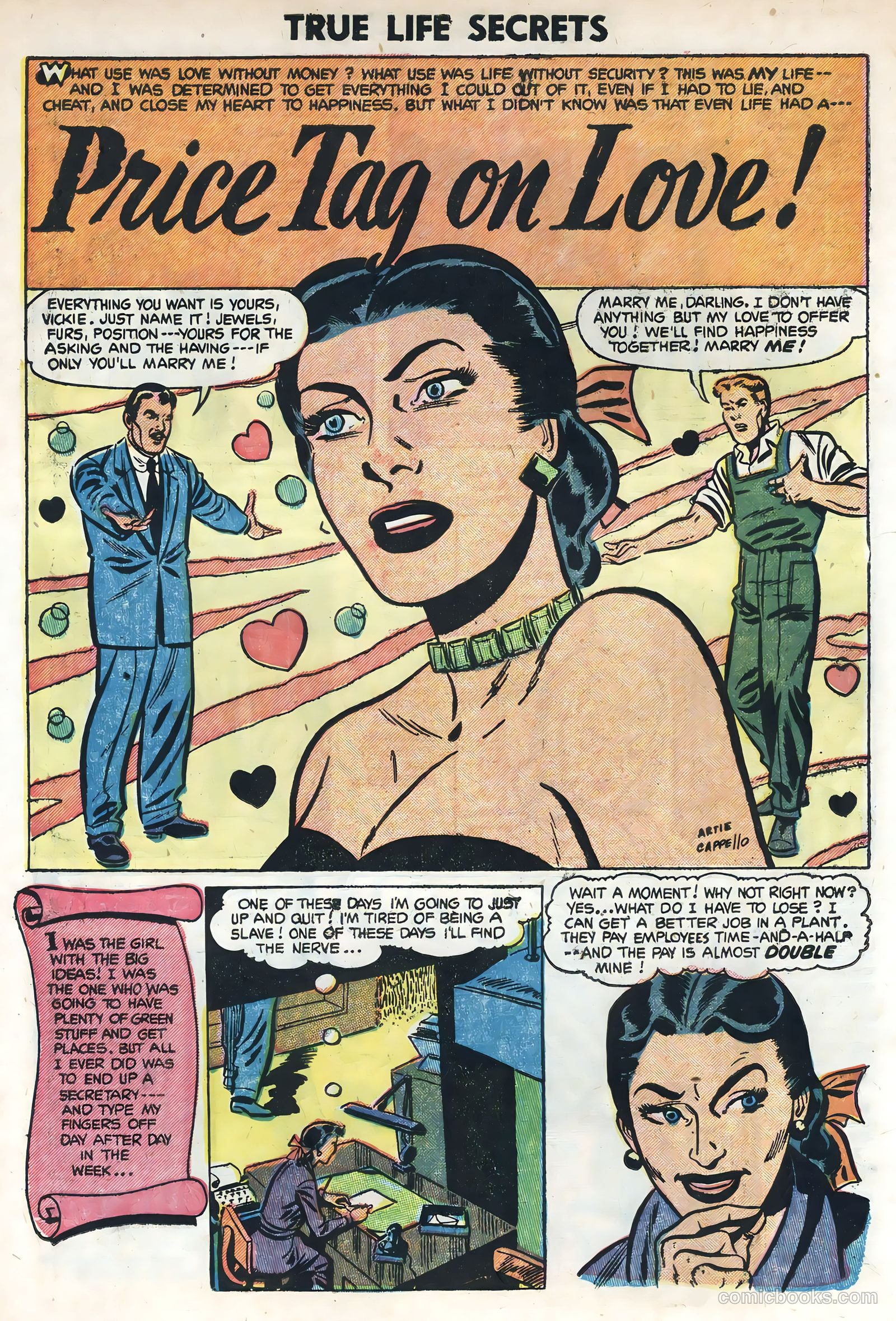 True Life Secrets #19 (1954) — page 10 of 36