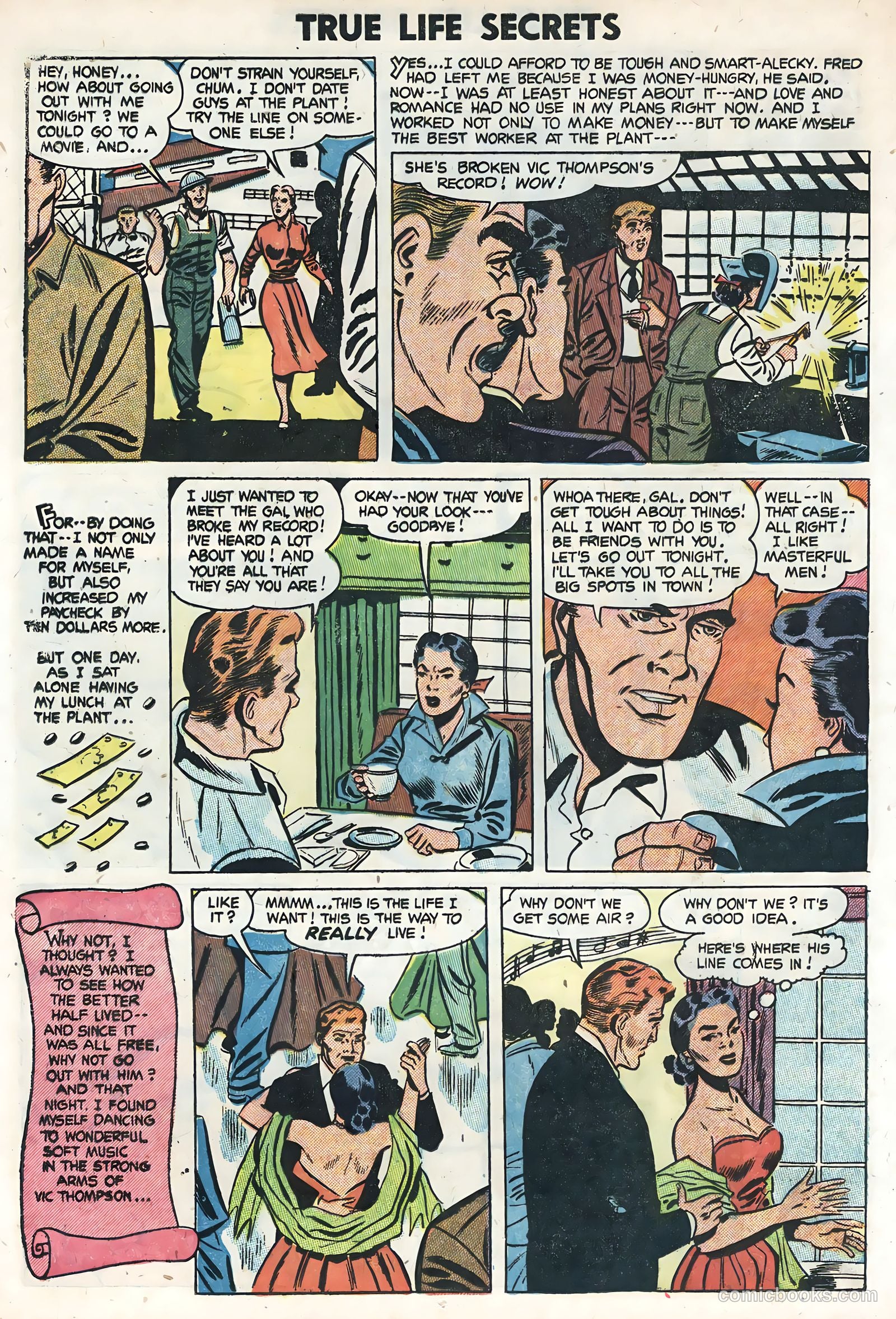 True Life Secrets #19 (1954) — page 12 of 36