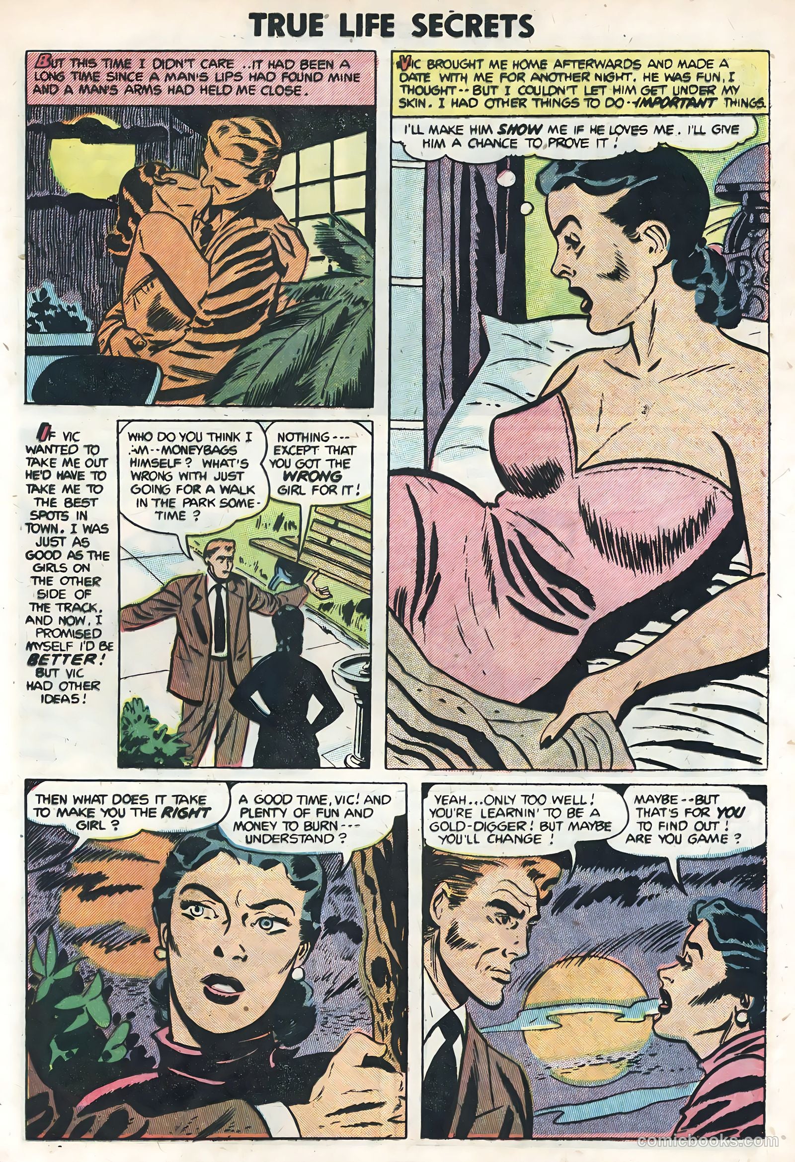 True Life Secrets #19 (1954) — page 13 of 36