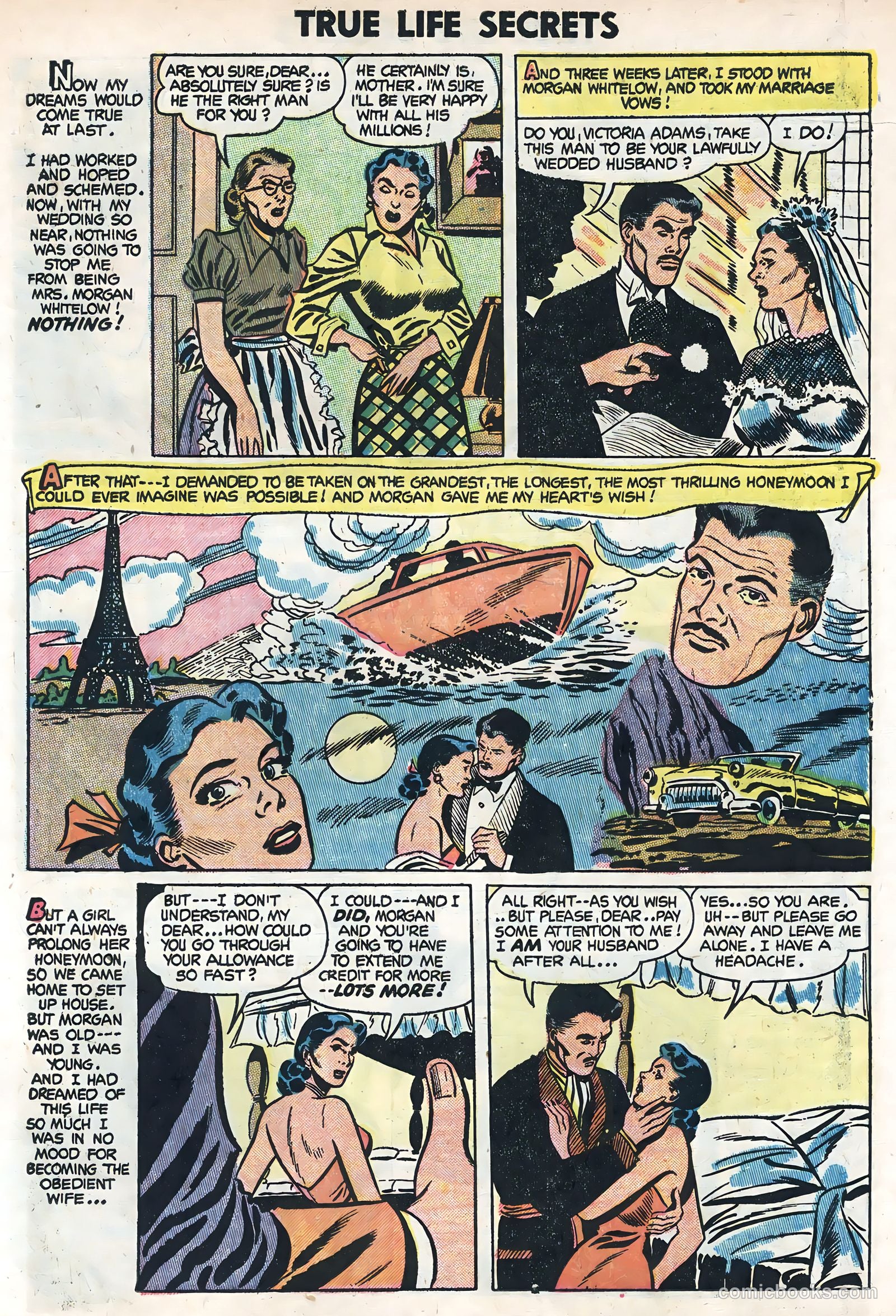True Life Secrets #19 (1954) — page 15 of 36
