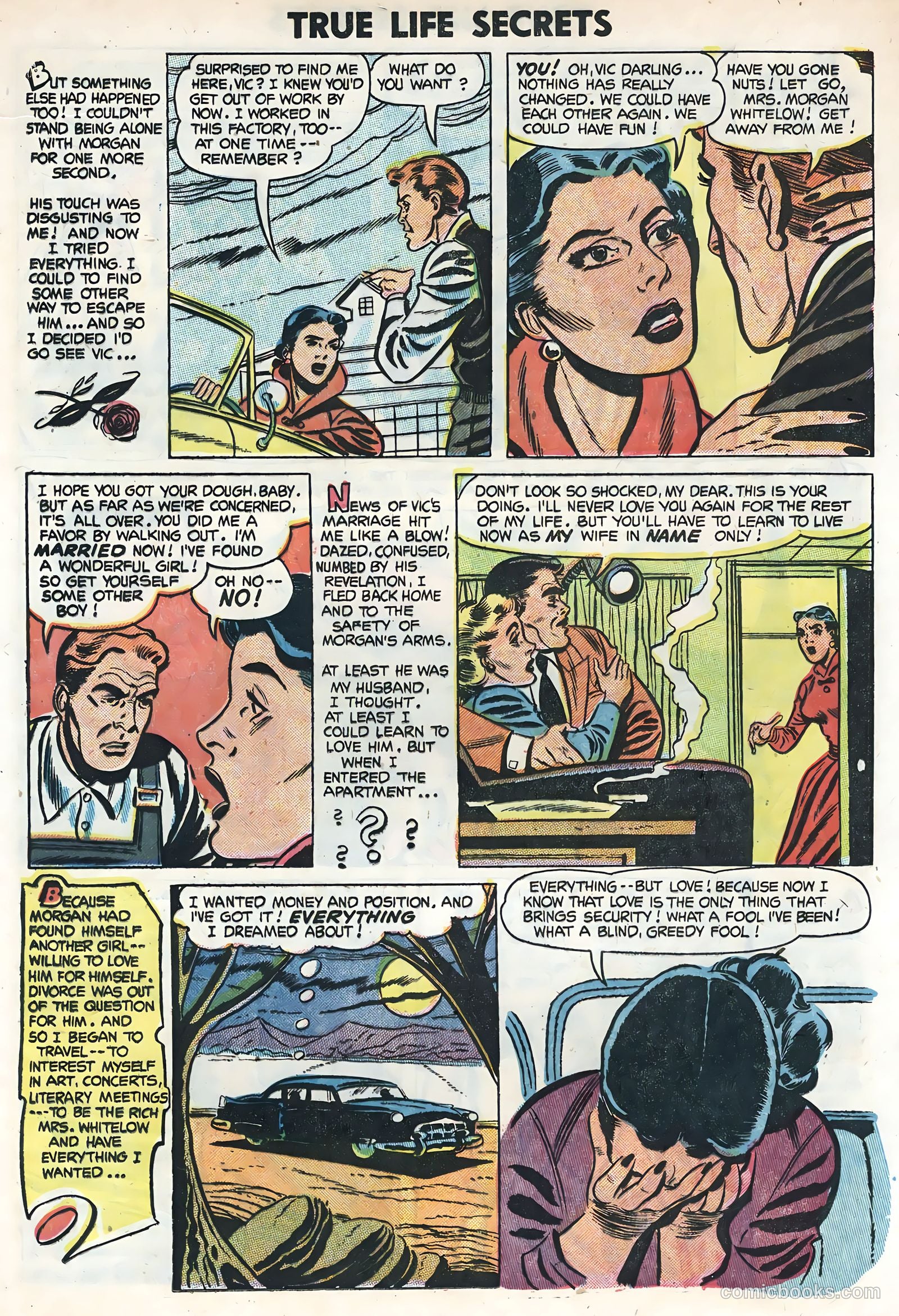 True Life Secrets #19 (1954) — page 16 of 36