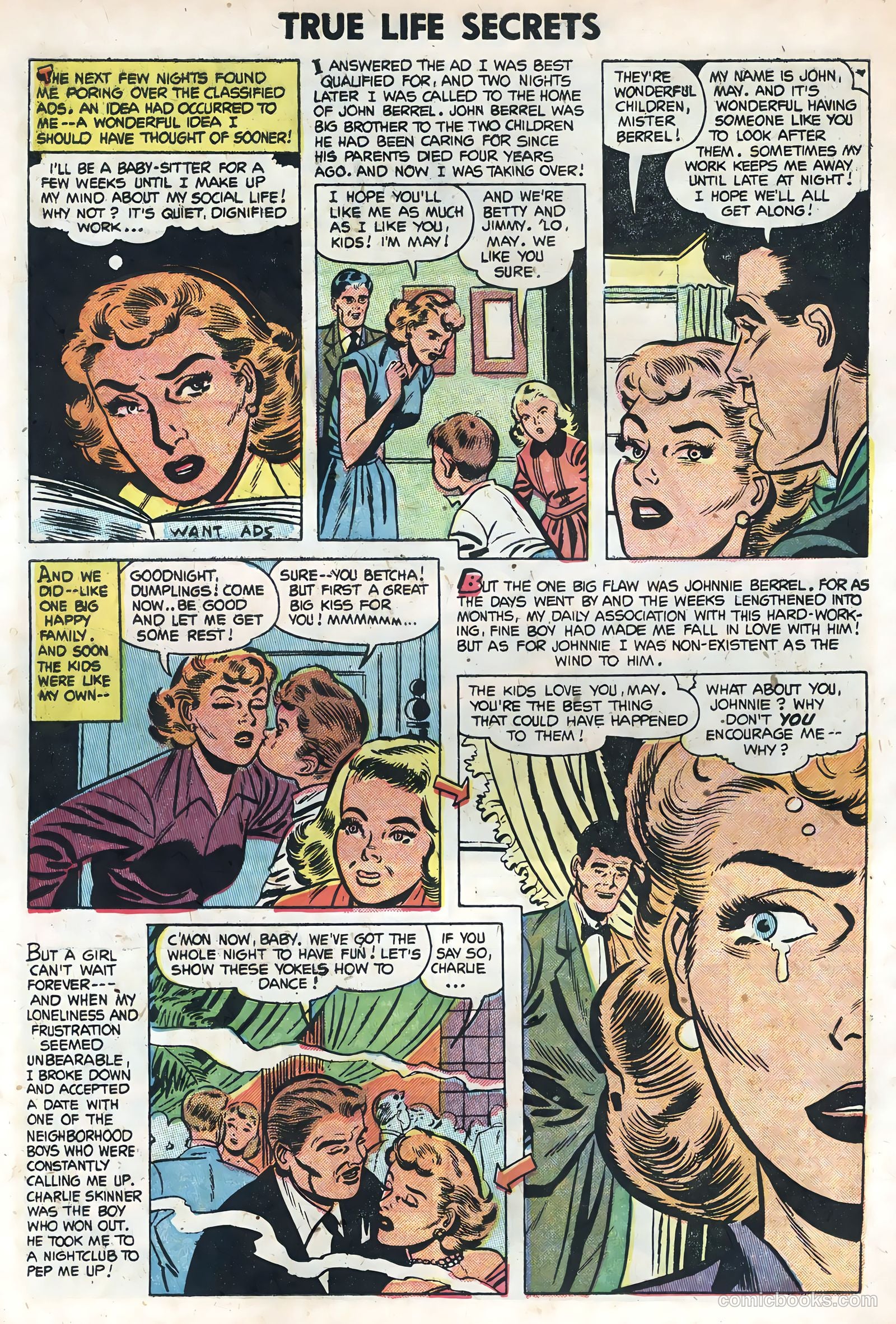 True Life Secrets #19 (1954) — page 26 of 36