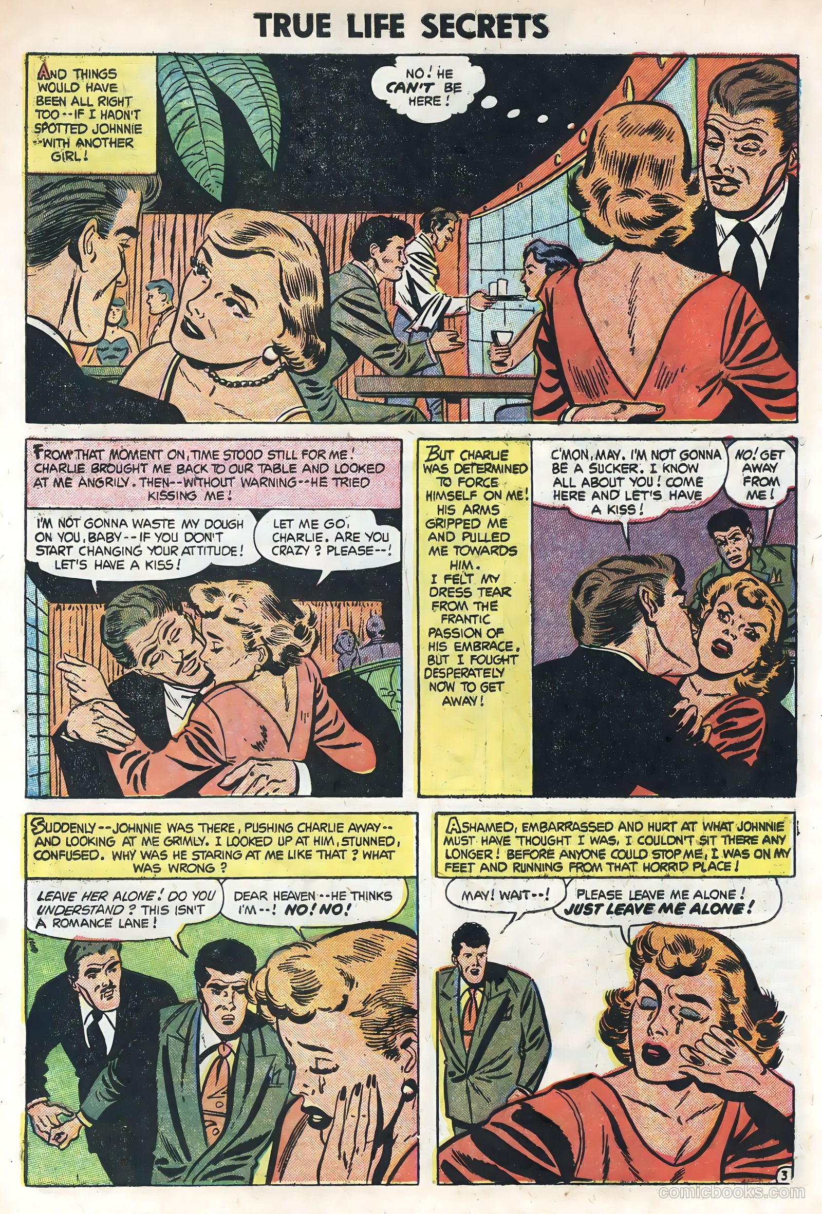 True Life Secrets #19 (1954) — page 27 of 36