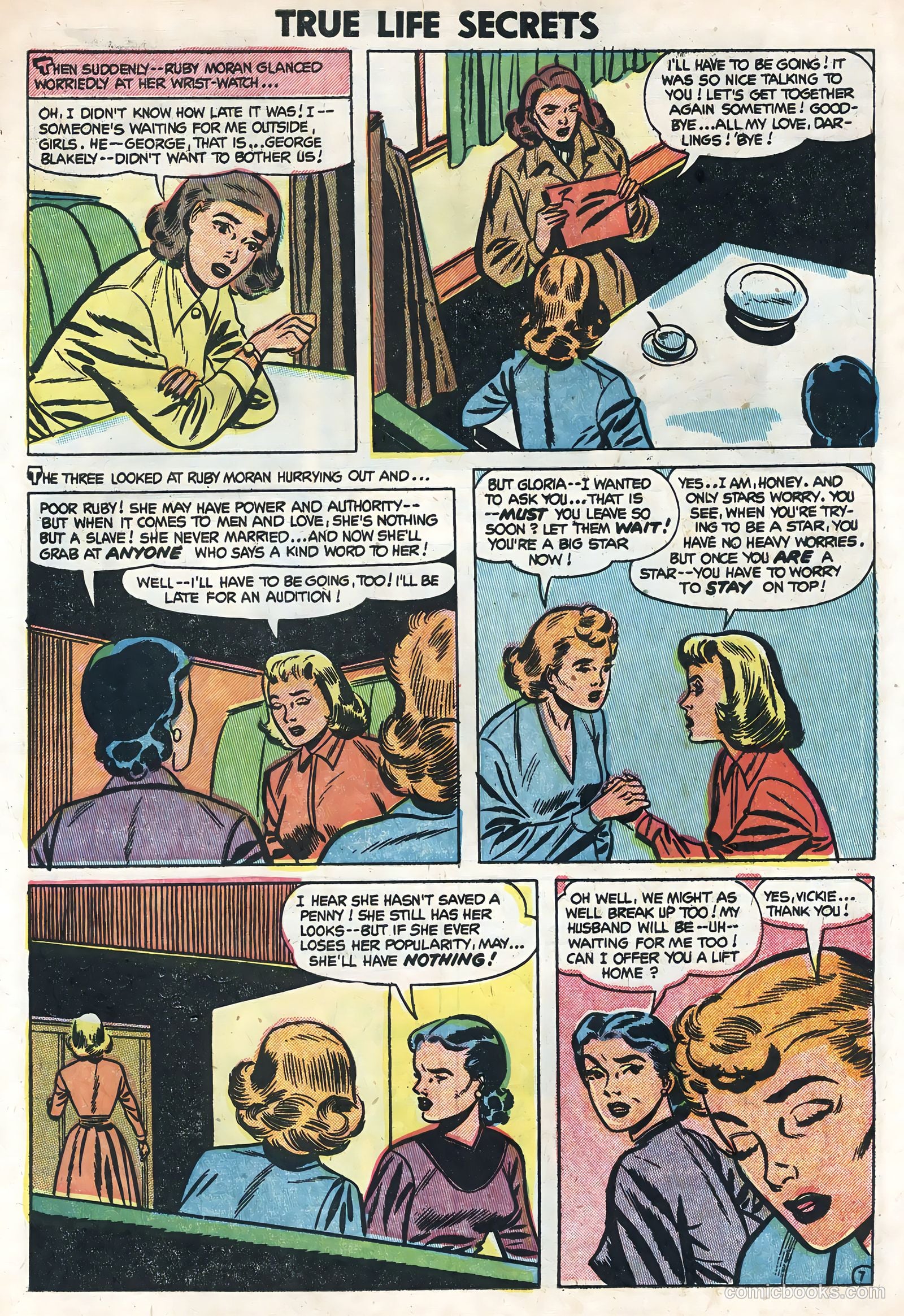 True Life Secrets #19 (1954) — page 31 of 36