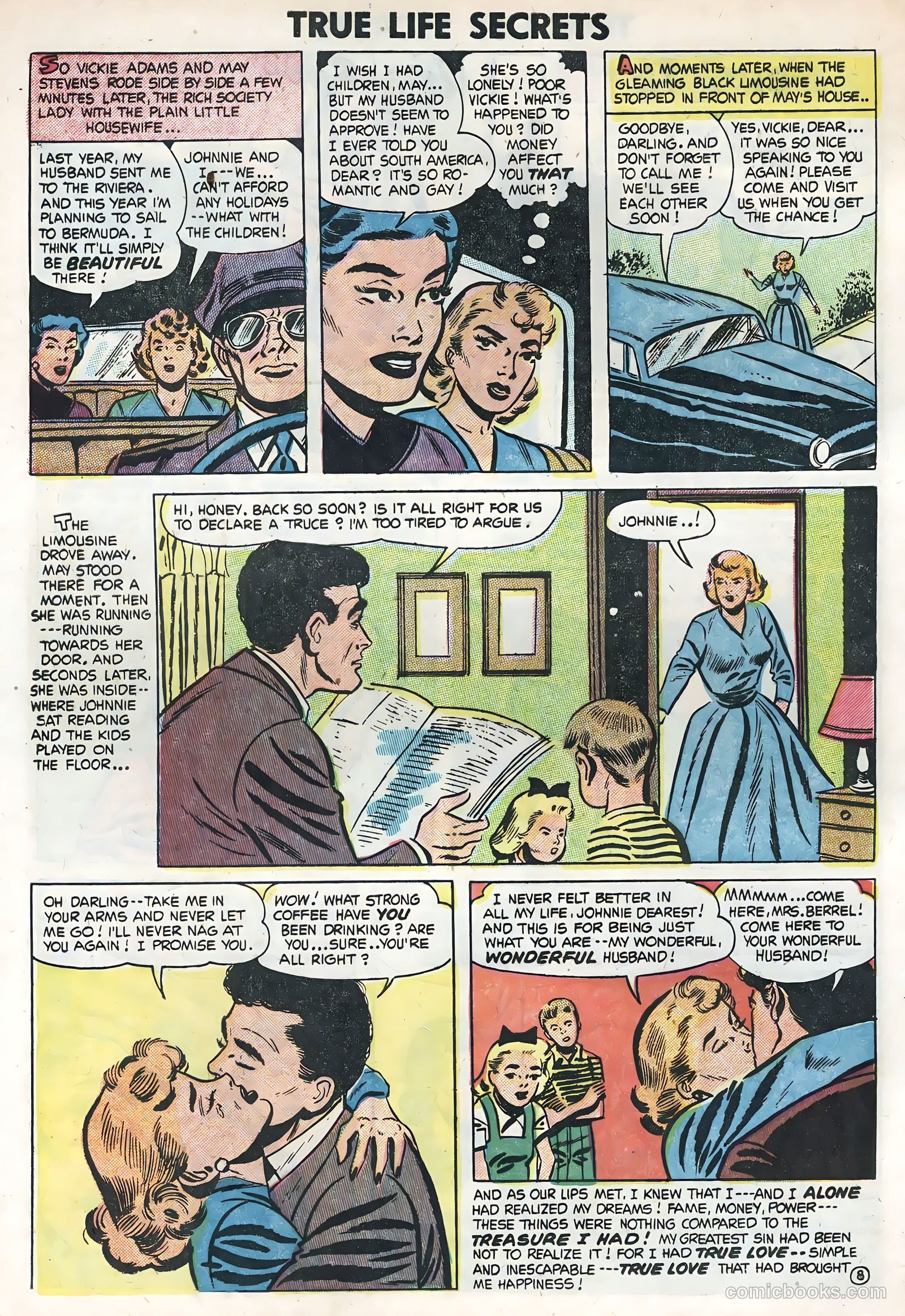 True Life Secrets #19 (1954) — page 32 of 36