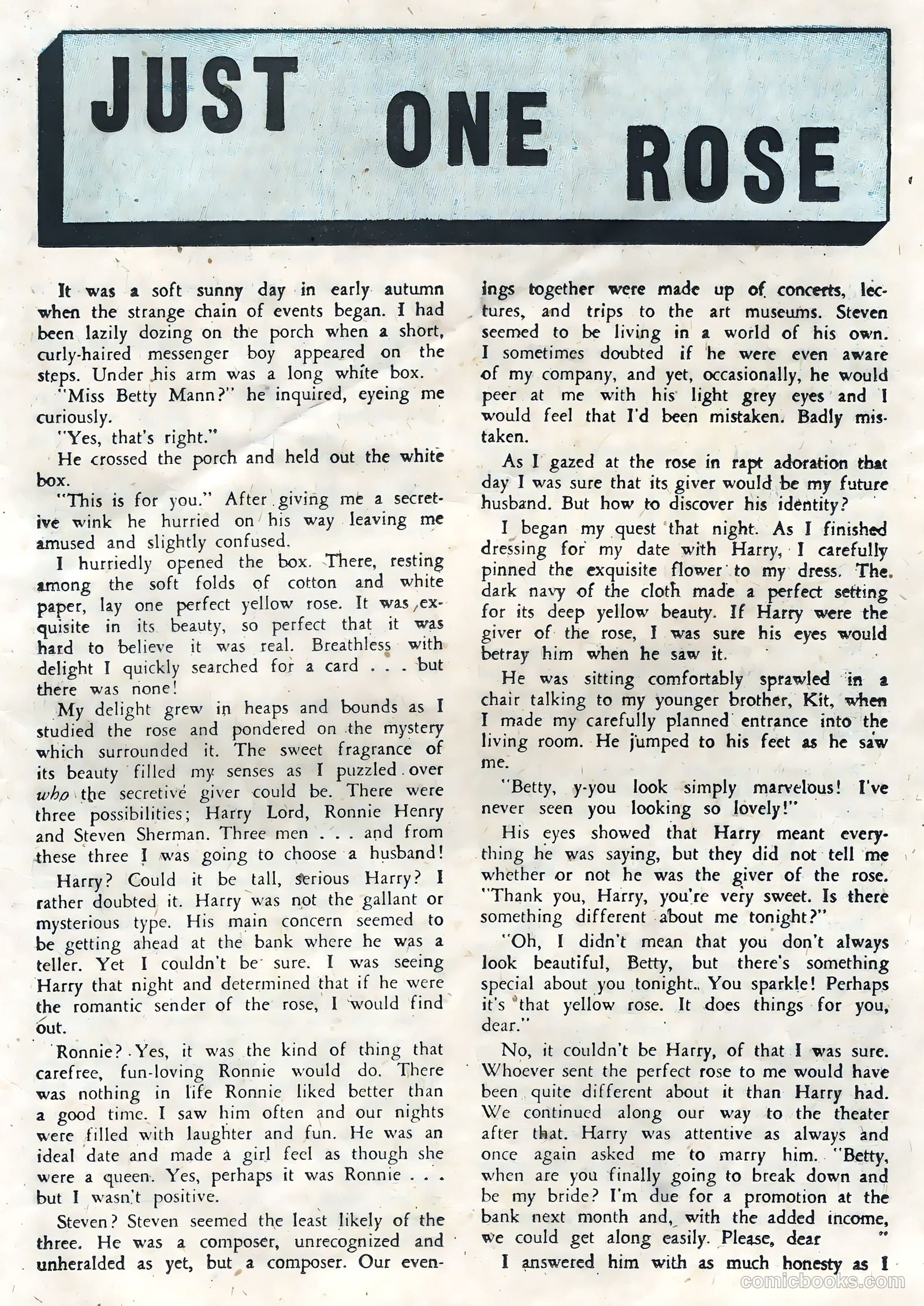 True Life Secrets #2 (1951) — page 19 of 36
