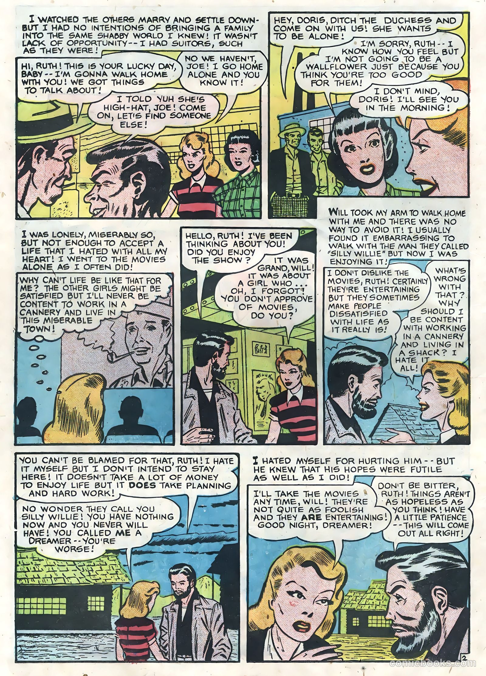 True Life Secrets #2 (1951) — page 22 of 36
