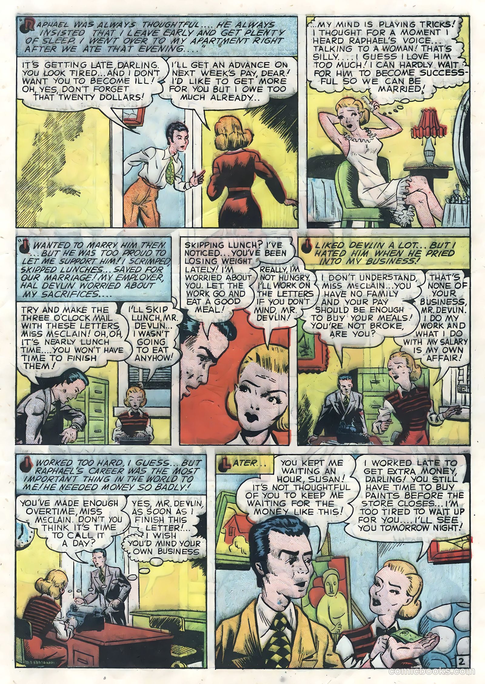 True Life Secrets #2 (1951) — page 29 of 36