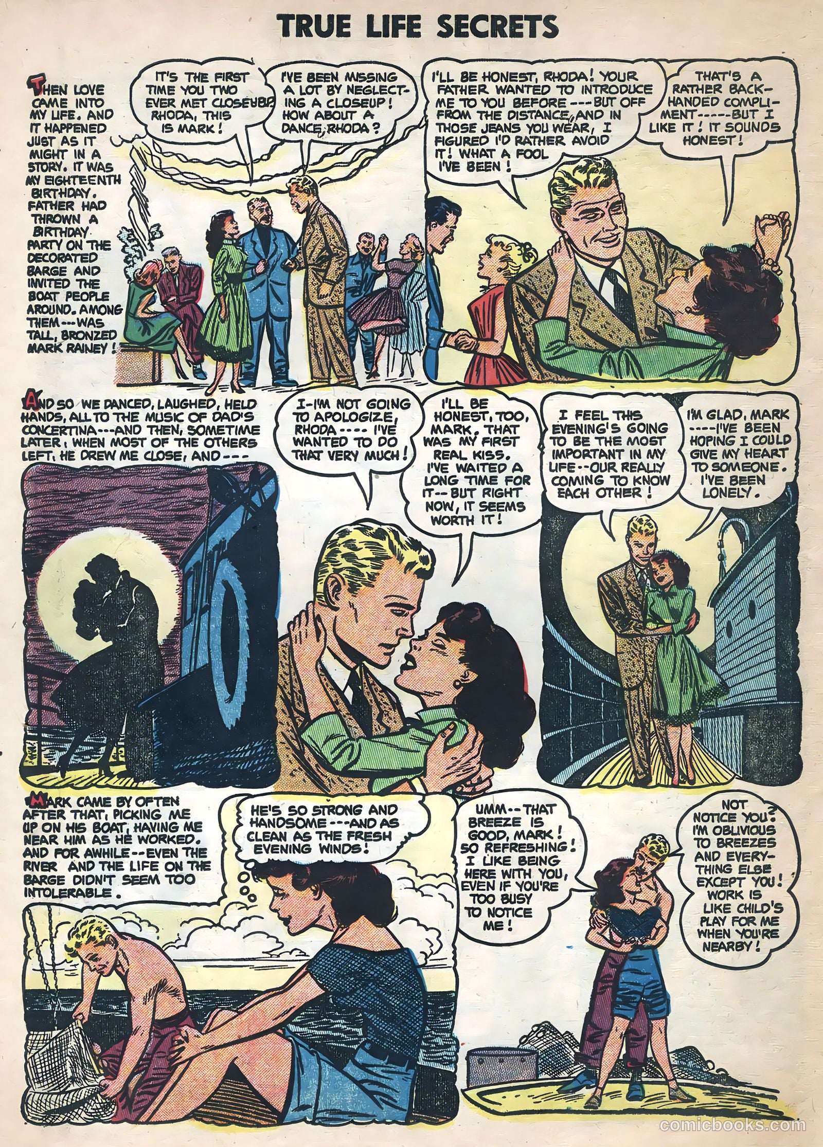 True Life Secrets #20 (1954) — page 6 of 36
