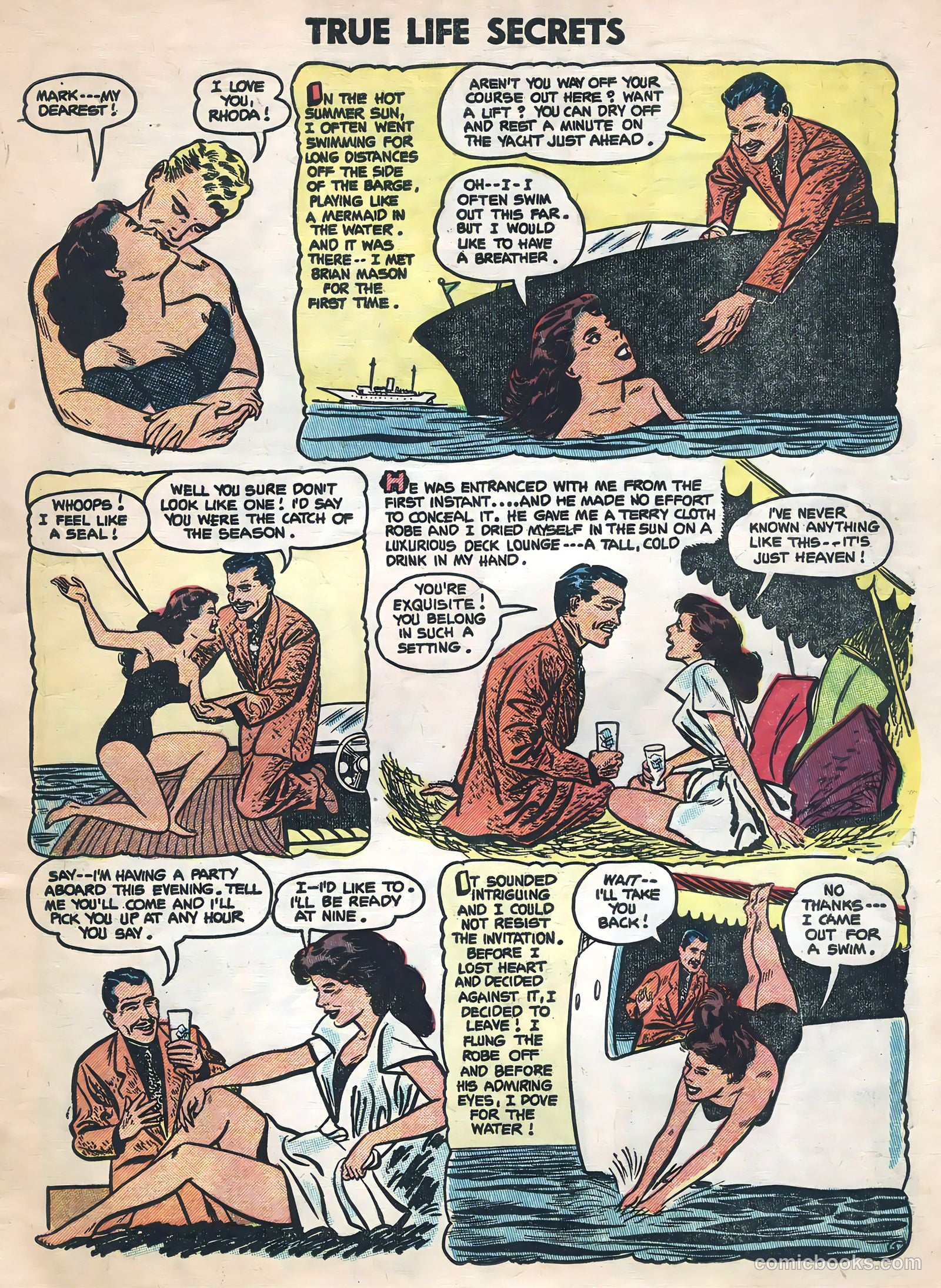 True Life Secrets #20 (1954) — page 7 of 36