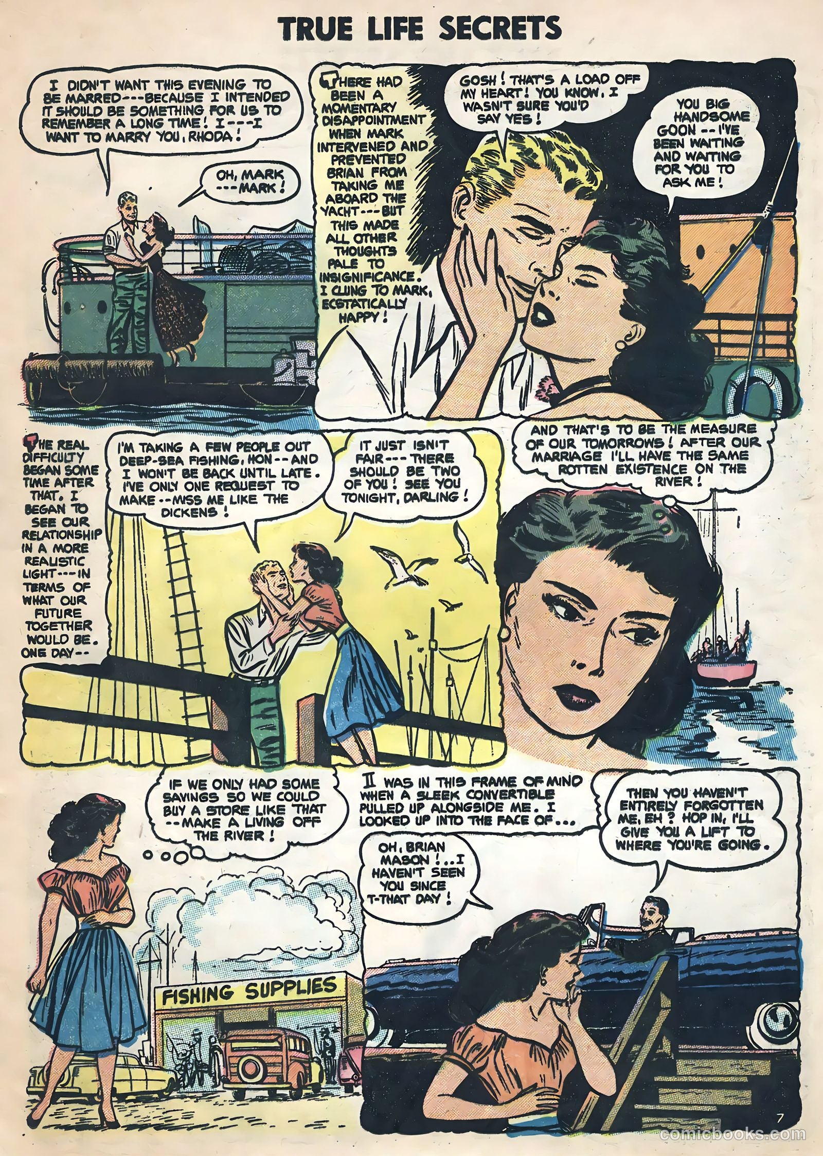 True Life Secrets #20 (1954) — page 9 of 36
