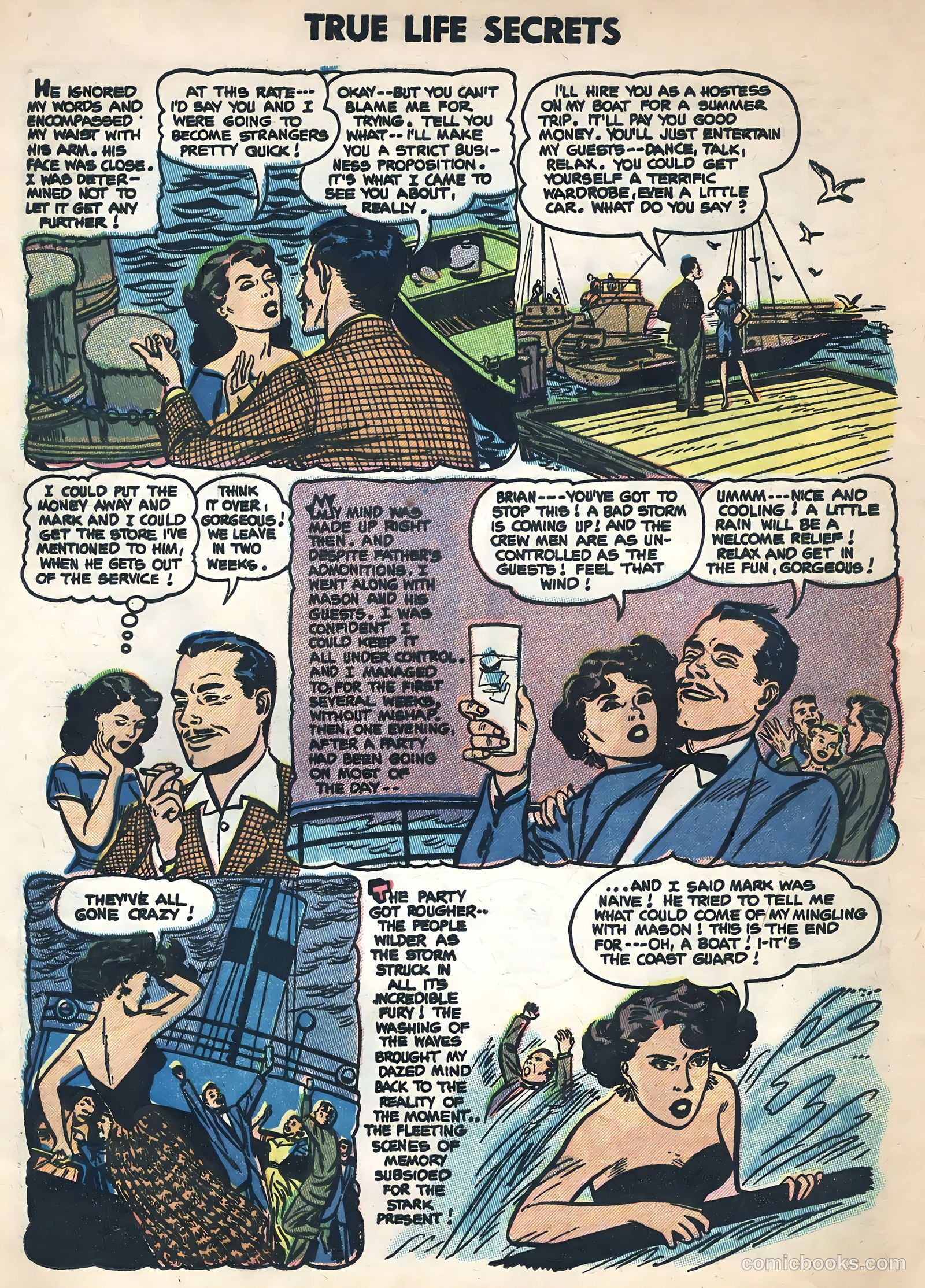 True Life Secrets #20 (1954) — page 12 of 36