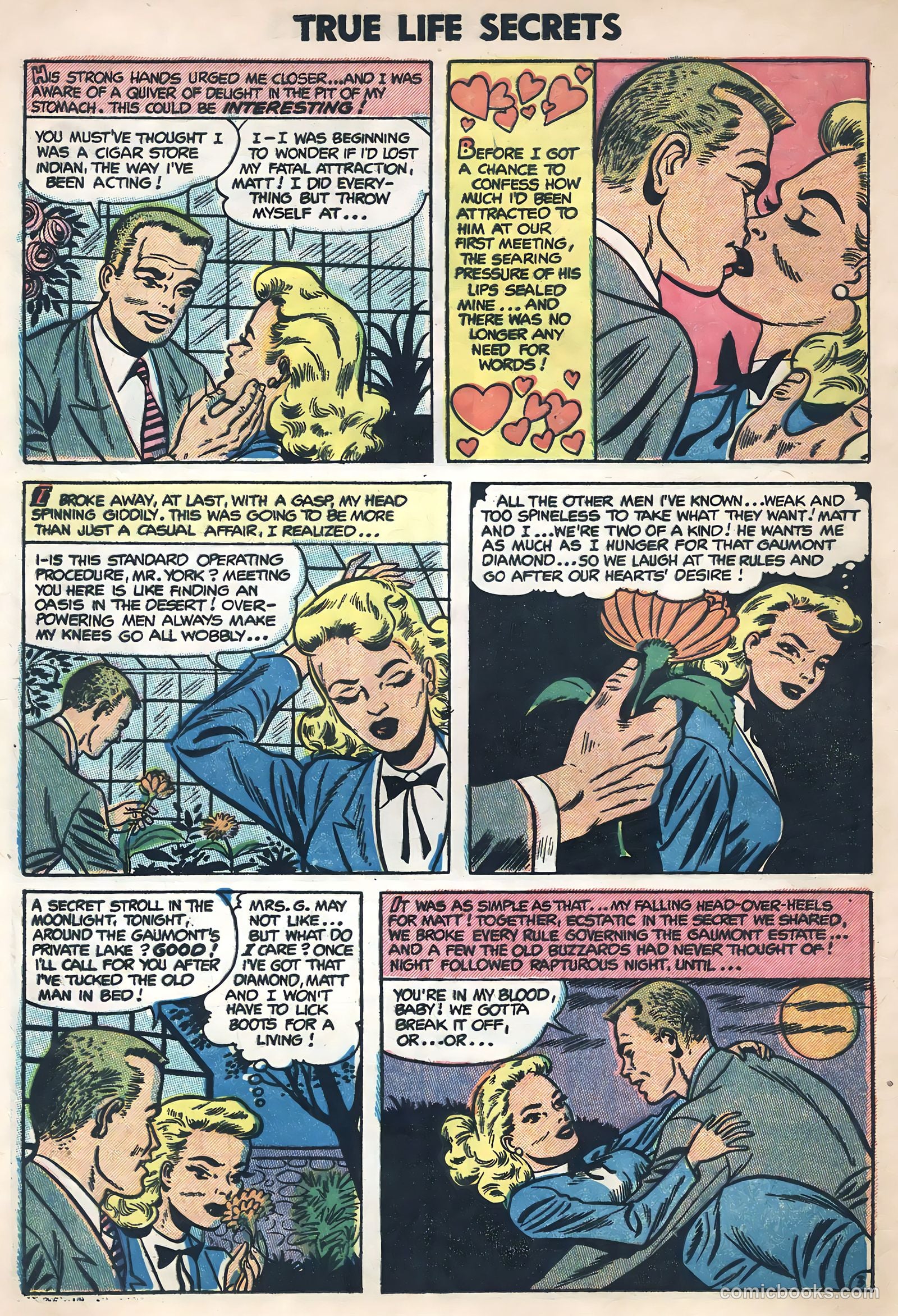 True Life Secrets #20 (1954) — page 16 of 36