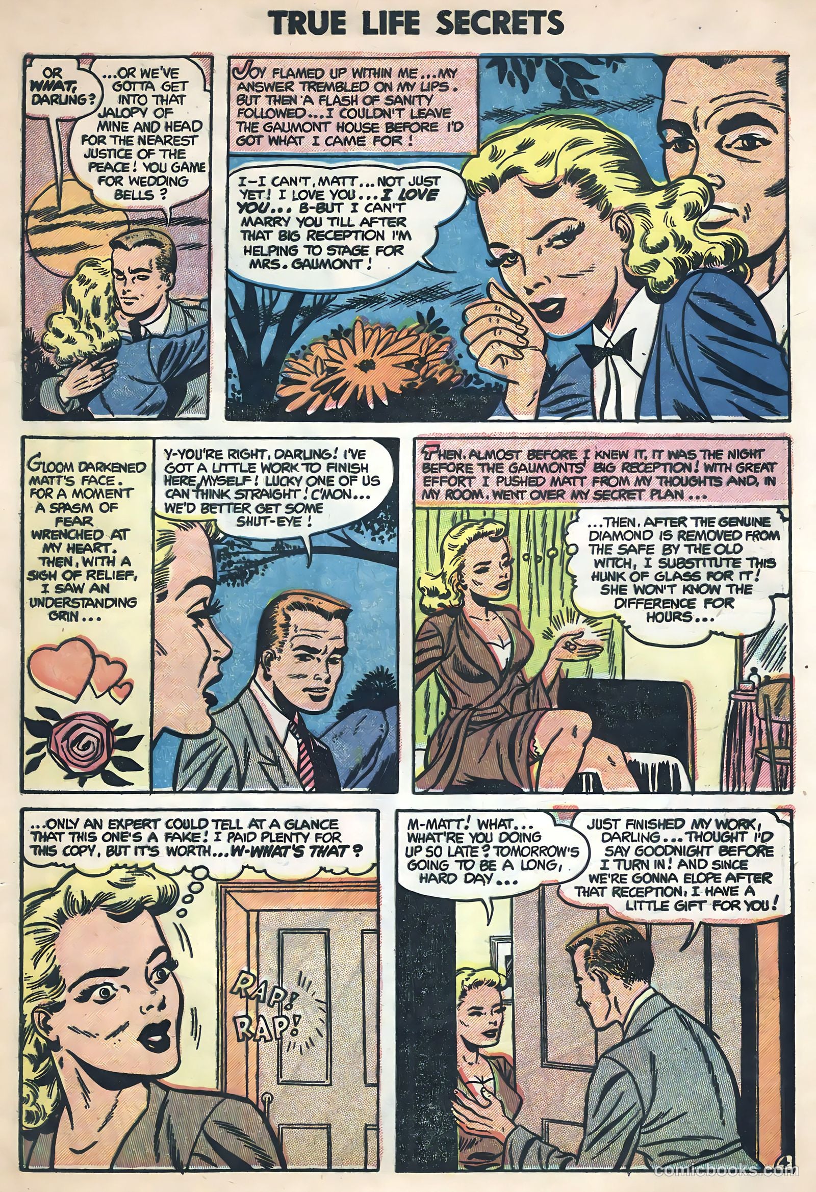 True Life Secrets #20 (1954) — page 17 of 36