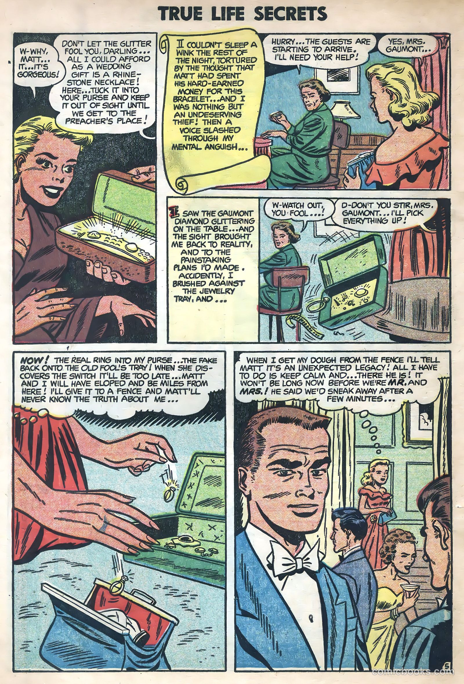 True Life Secrets #20 (1954) — page 18 of 36
