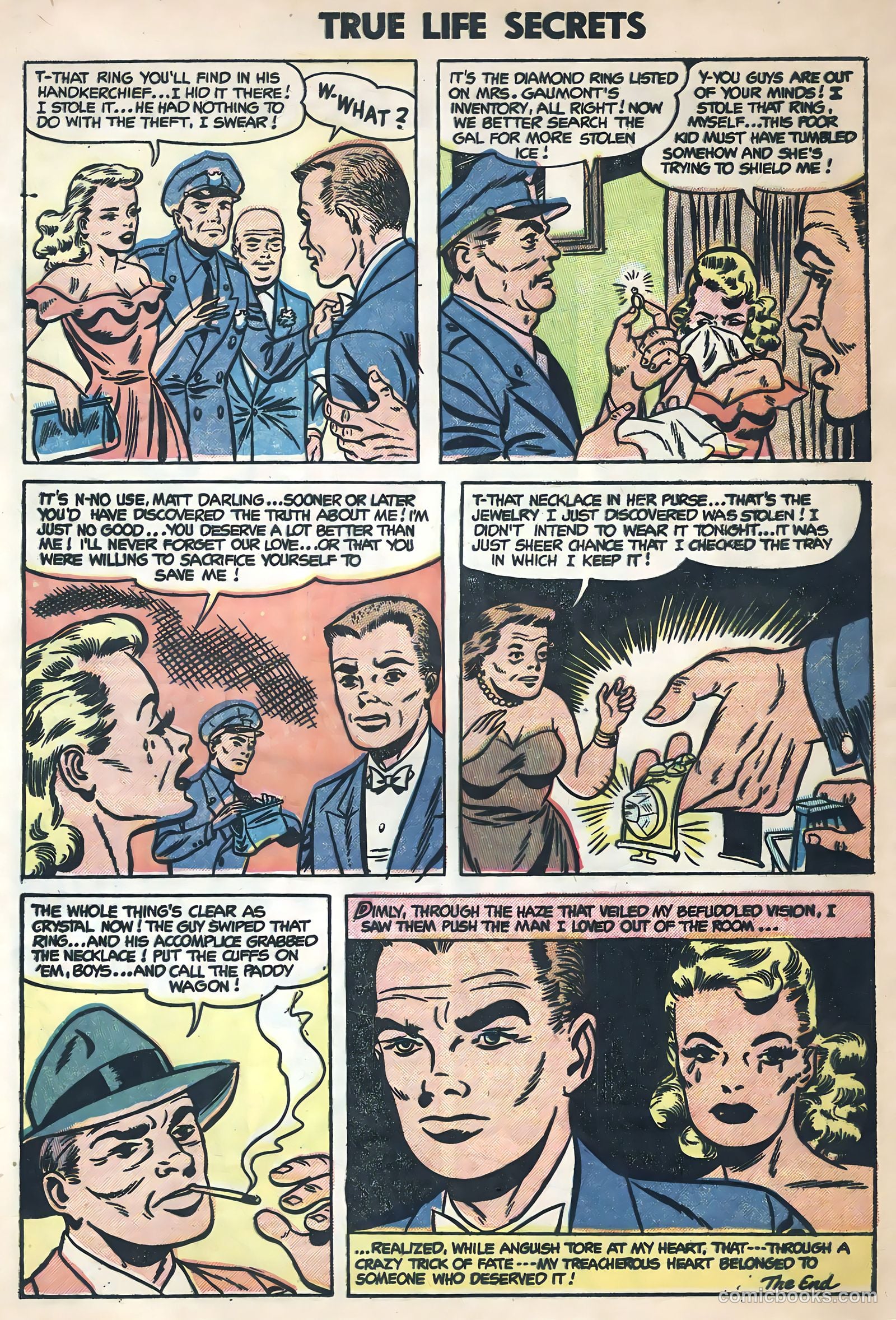 True Life Secrets #20 (1954) — page 20 of 36