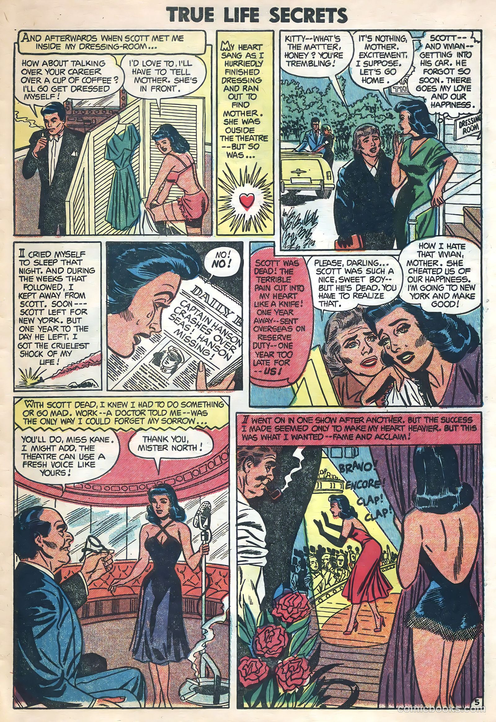 True Life Secrets #20 (1954) — page 27 of 36