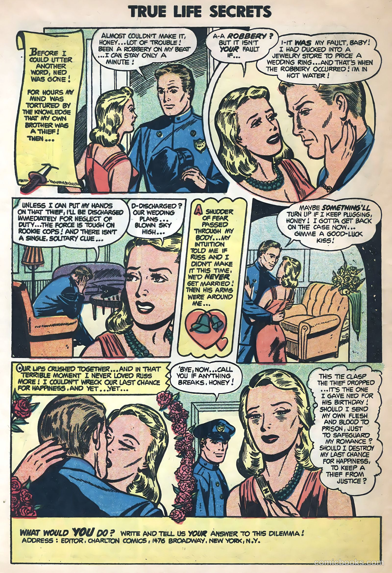 True Life Secrets #20 (1954) — page 32 of 36