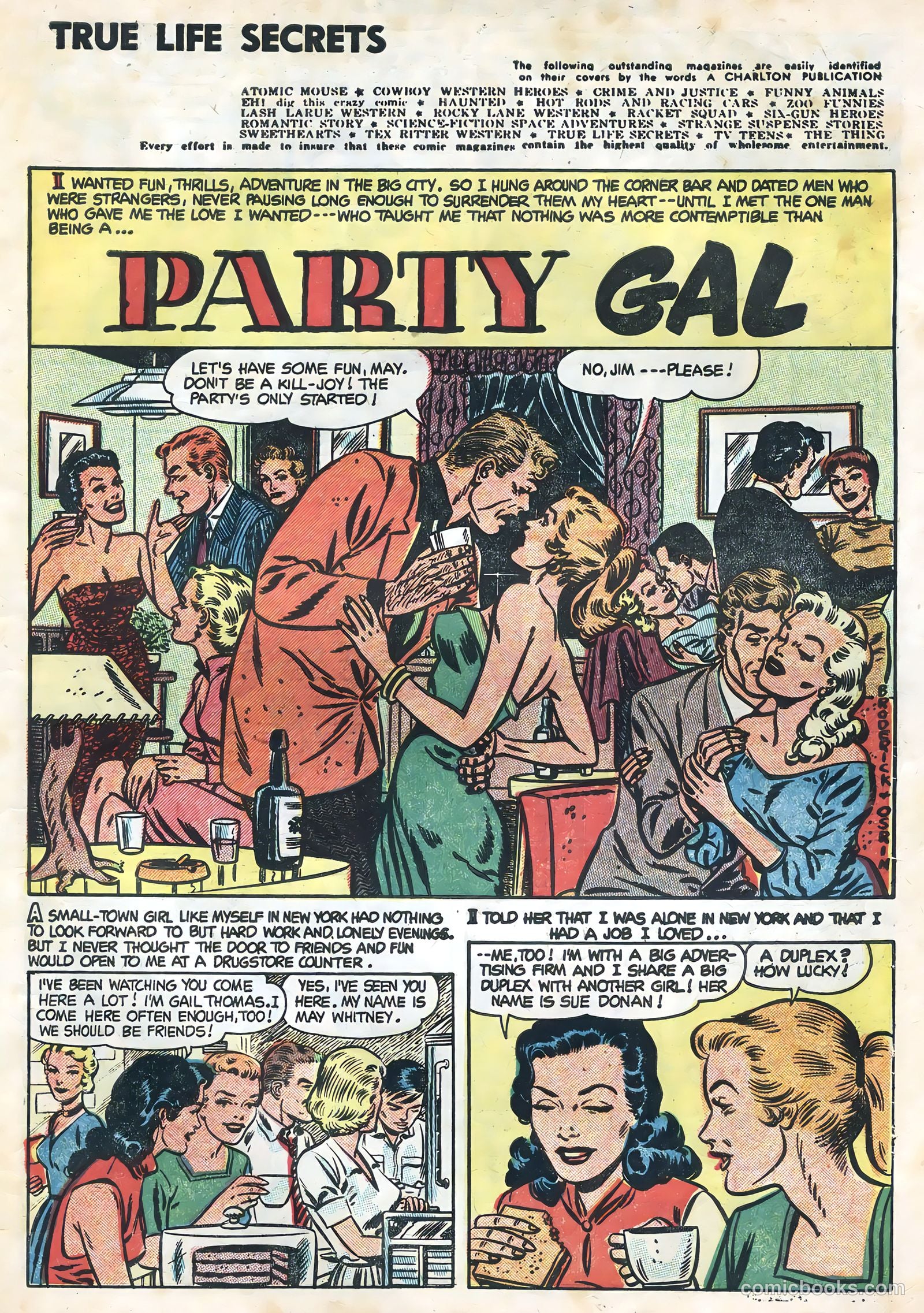 True Life Secrets #21 (1954) — page 3 of 36